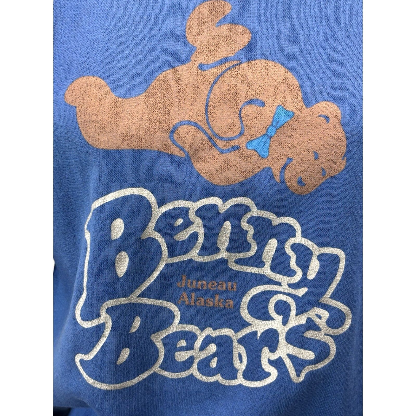 Vintage VINTAGE Pannill Sweatshirt Women’s Large Blue Juneau Alaska Benny Bears Pullover Crew Neck Cotton Blend USA Size L Size L / US 10 / IT 46 - 6 Thumbnail