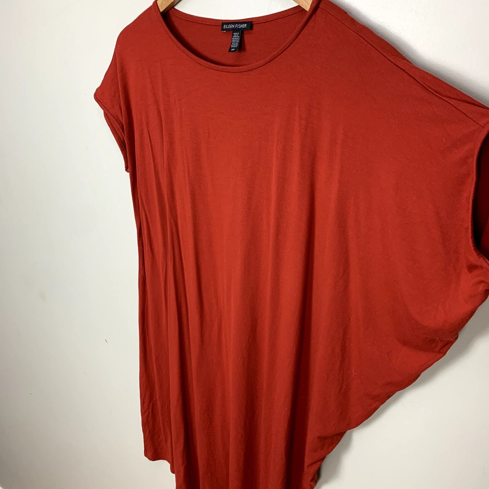 Eileen Fisher Eileen Fisher Asymmetrical Jersey T Shirt Shift Dress S Size S / US 4 / IT 40 - 6 Thumbnail