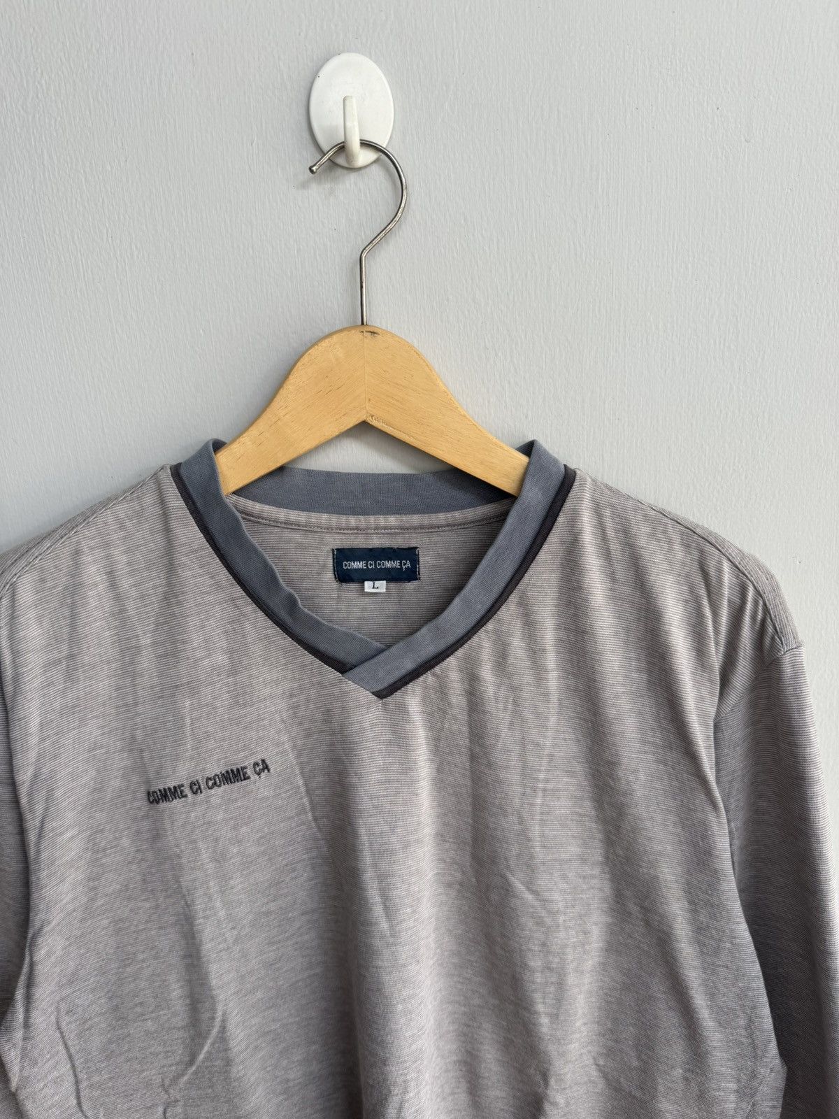 Comme Ca Ism COMME CI COMME CA STRIPED LONGSLEEVE SHIRT LIKE LGB STYLE Size US L / EU 52-54 / 3 - 2 Thumbnail