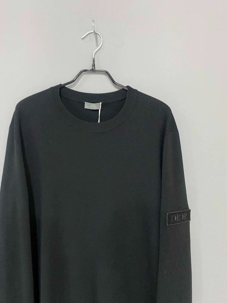 Dior Black Logo Sweater by Dior-2505 Size US XL / EU 56 / 4 - 2 Thumbnail
