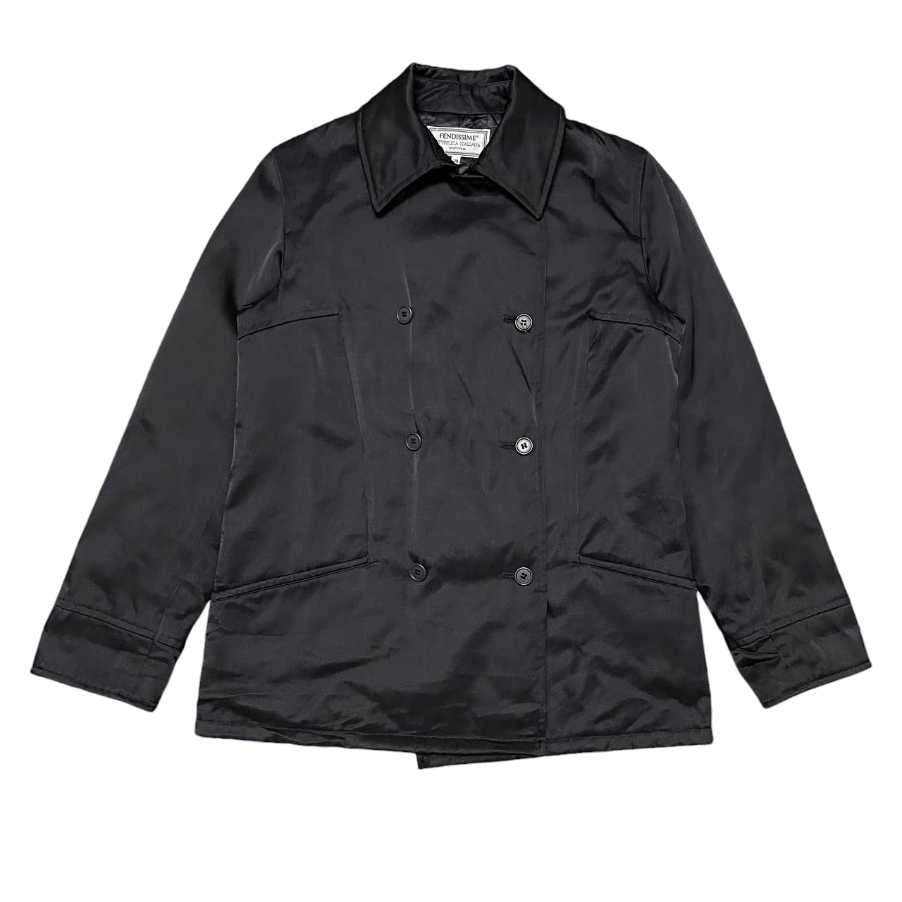 Japanese Brand Vintage Fendissime Coat Double Breasted Size US M / EU 48-50 / 2 - 1 Thumbnail