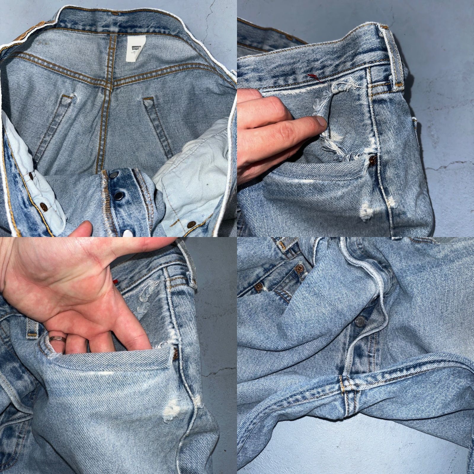 Levi's VINTAGE Levi's 501 Jeans Men 38x30 Light Wash Denim Straight 90s 501 Series 90s Theme Size US 38 / EU 54 - 9 Thumbnail