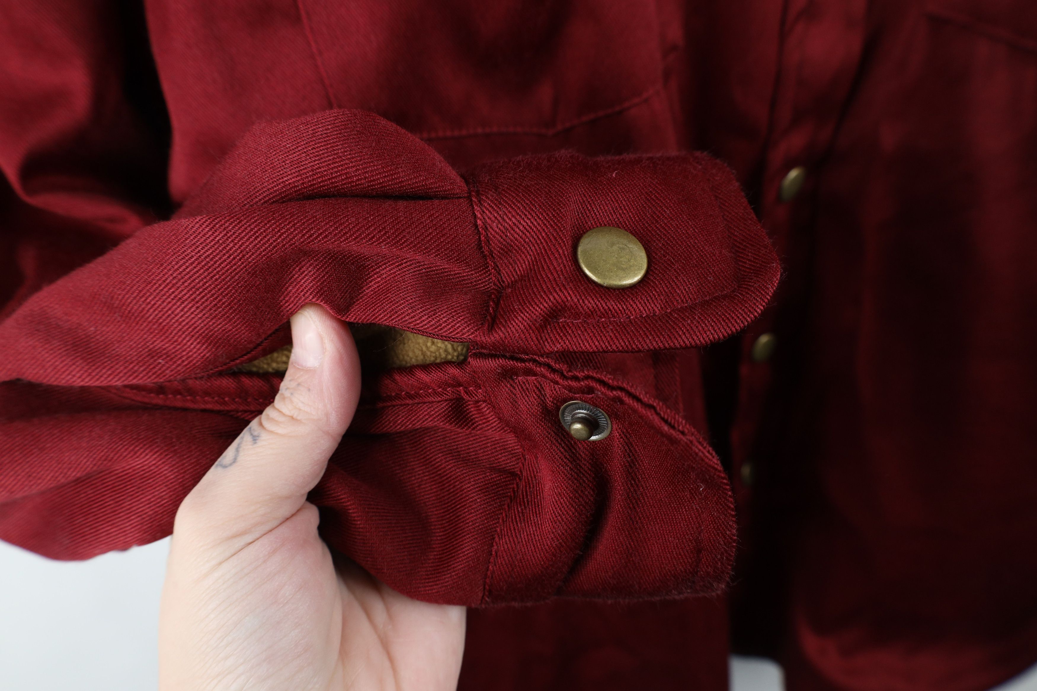 Vintage Vintage 90s Streetwear Lined Button Shirt Jacket Jac Shirt Size US L / EU 52-54 / 3 - 7 Thumbnail