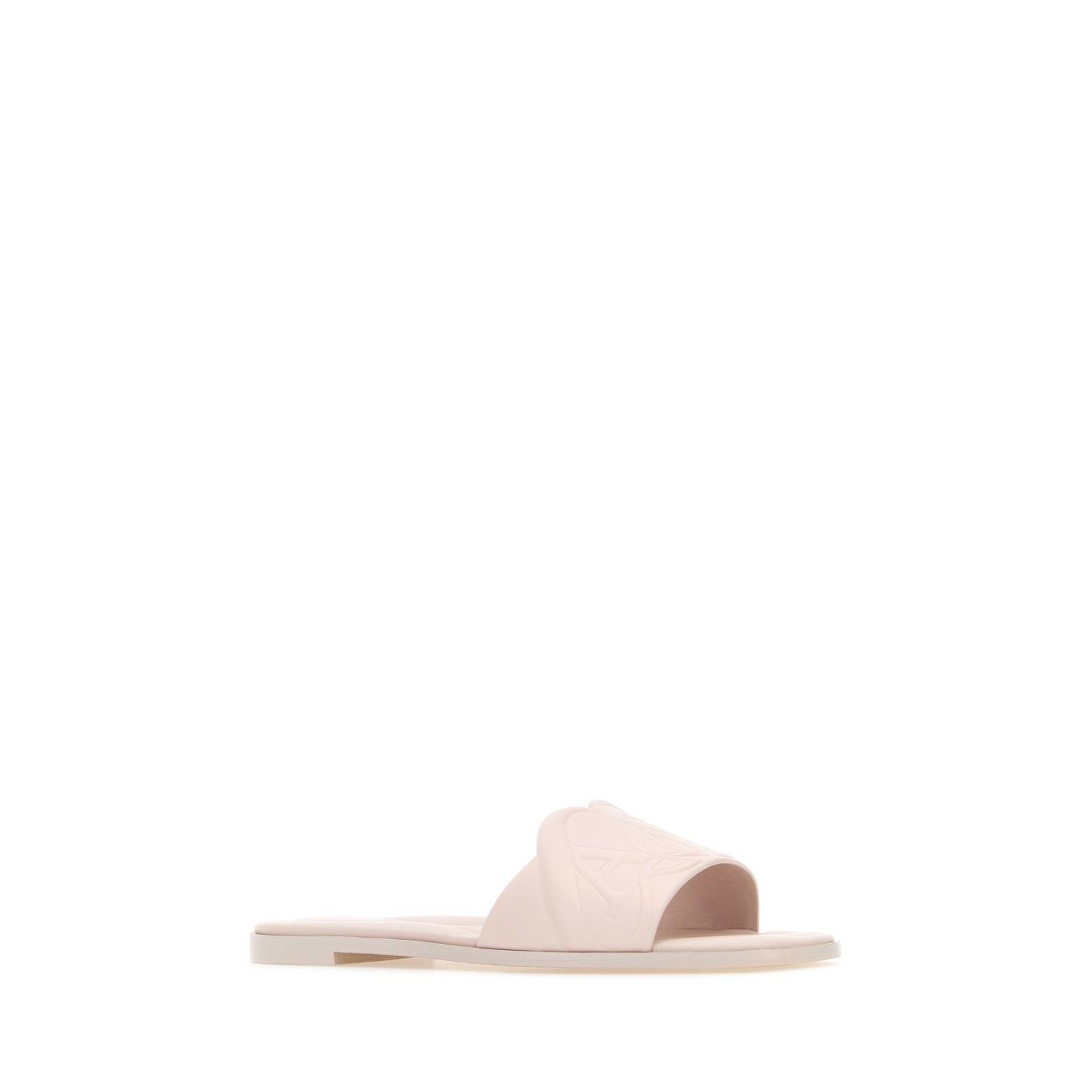 Alexander McQueen ALEXANDER MCQUEEN Pink Leather Slippers New & Authentic (Wom Size US 7 / IT 37 - 2 Thumbnail