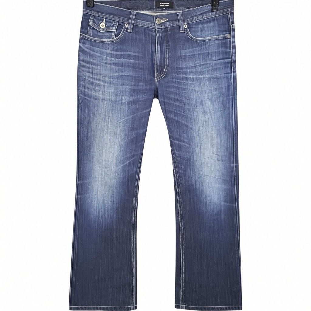 Burberry Vintage Burberry Black Label Japan Men's 32x28 Bootcut Jeans Size US 32 / EU 48 - 1 Thumbnail