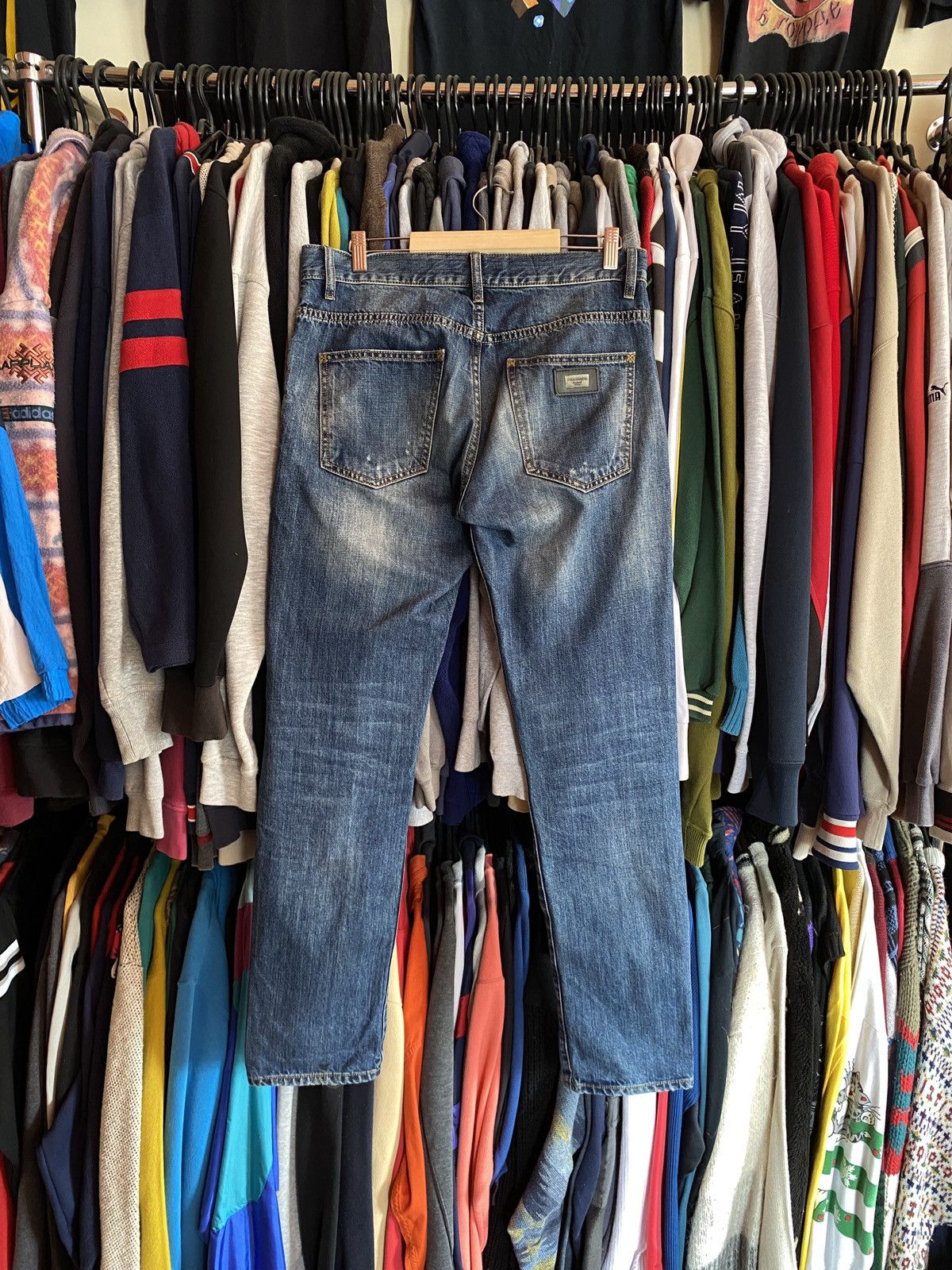 Dolce & Gabbana VINTAGE DOLCE & GABBANA DISTRESSED JEANS Y2k Size US 32 / EU 48 - 7 Thumbnail