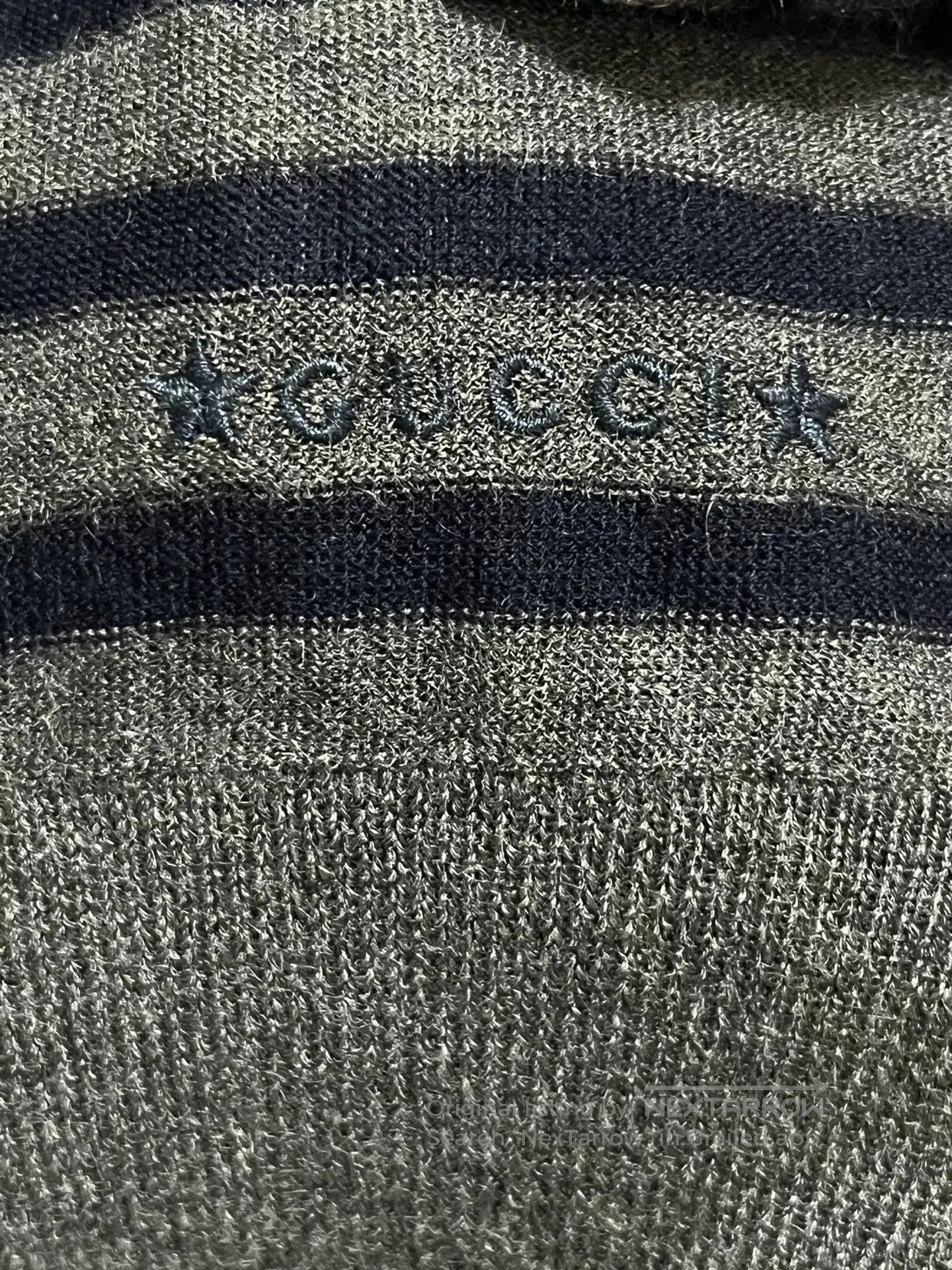 Gucci Gucci Gray Striped Cashmere Sweater. Size US M / EU 48-50 / 2 - 2 Thumbnail