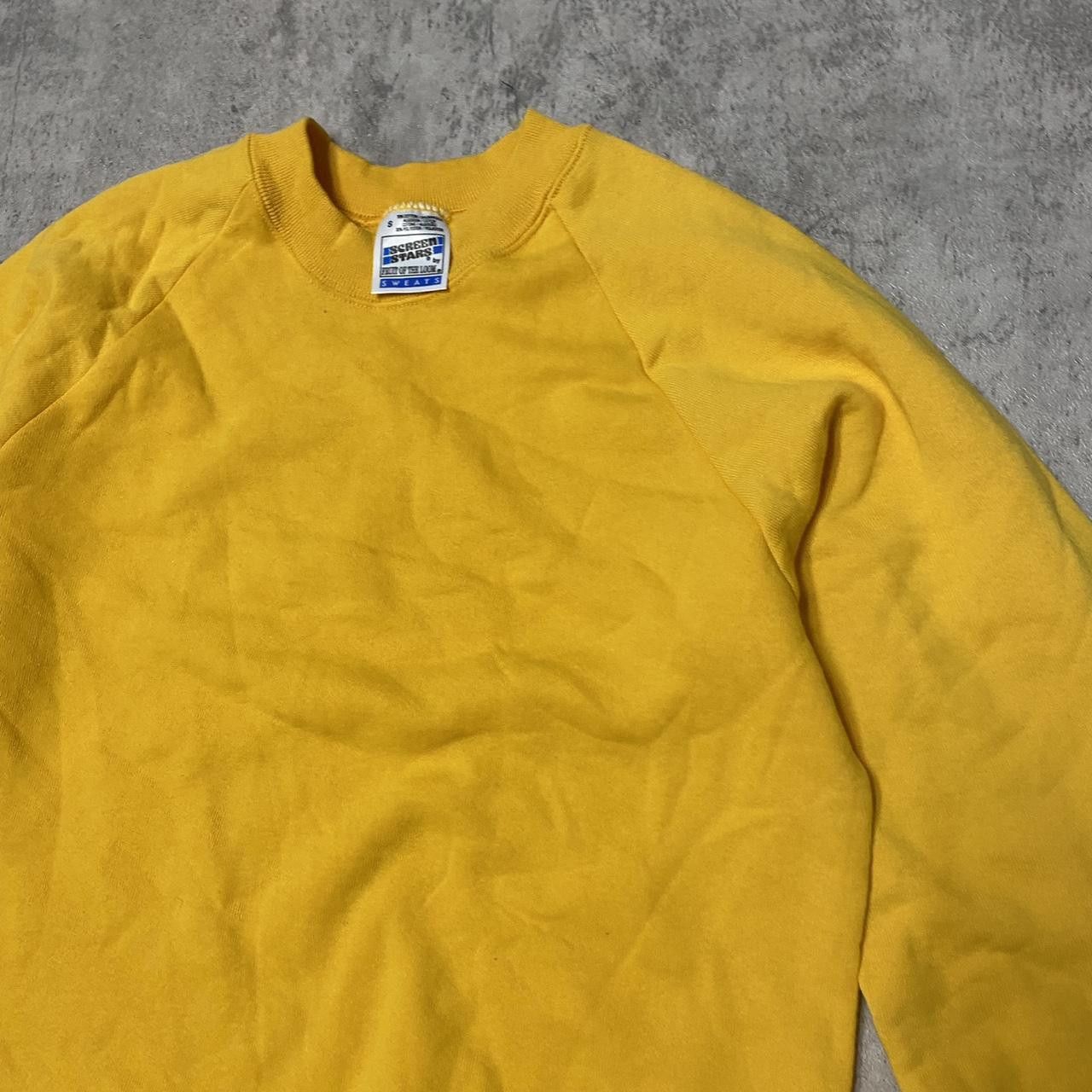 Other Yellow vintage 90s Hanes crewneck sweatshirt Size US S / EU 44-46 / 1 - 2 Thumbnail