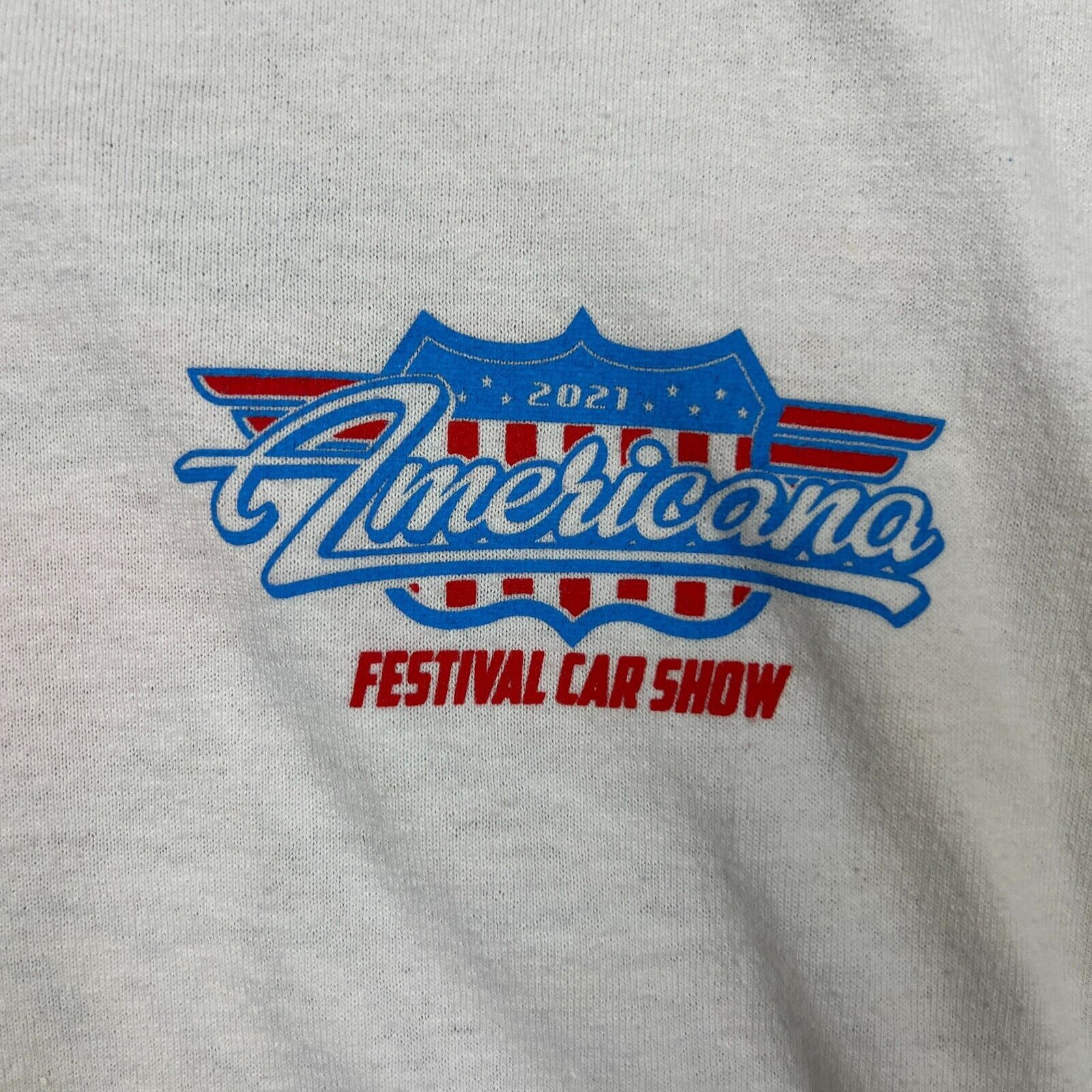 NASCAR × Vintage 2021 Americana Car T Shirt Hot Rod Racing Short Sleeve Tee Size US L / EU 52-54 / 3 - 4 Thumbnail