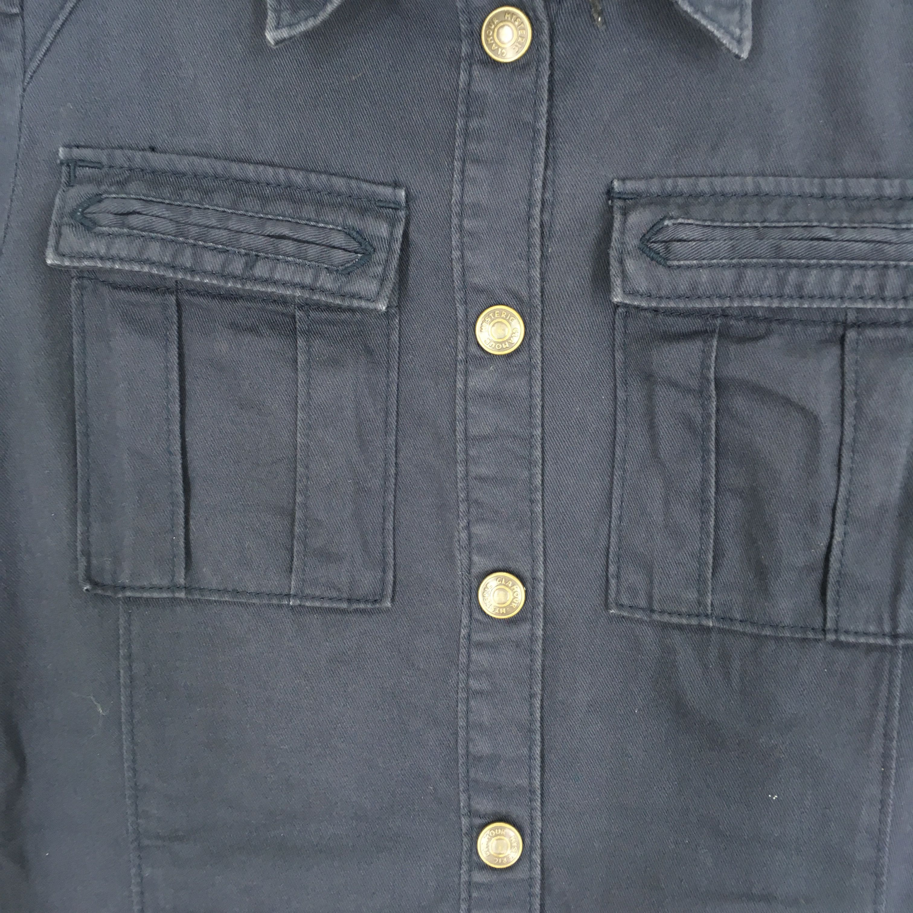 Hysteric Glamour Vintage Hysteric Glamour Japan Blue Shirt Xsmall - 1856 Size US XXS / EU 40 - 5 Thumbnail