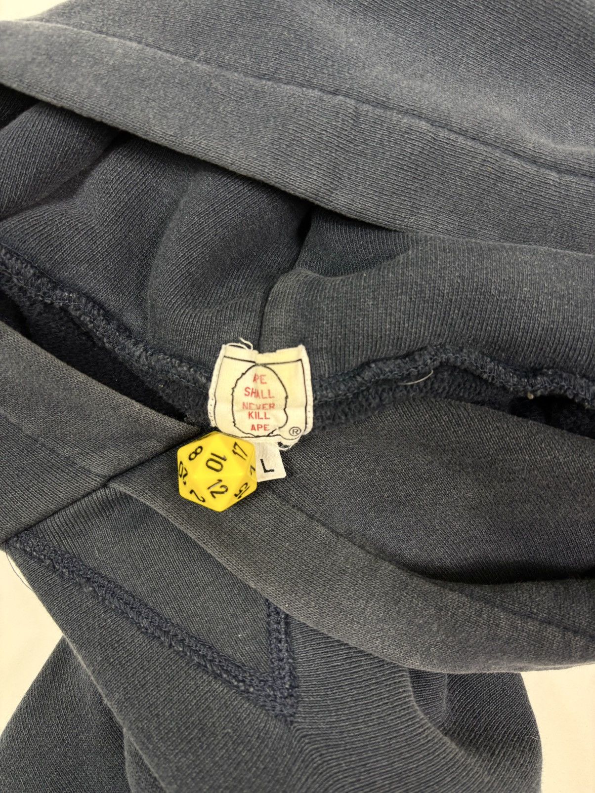 Bape 1990s Nigo Era BAPE Letterman Spellout Chenille Pullover Size US L / EU 52-54 / 3 - 8 Thumbnail