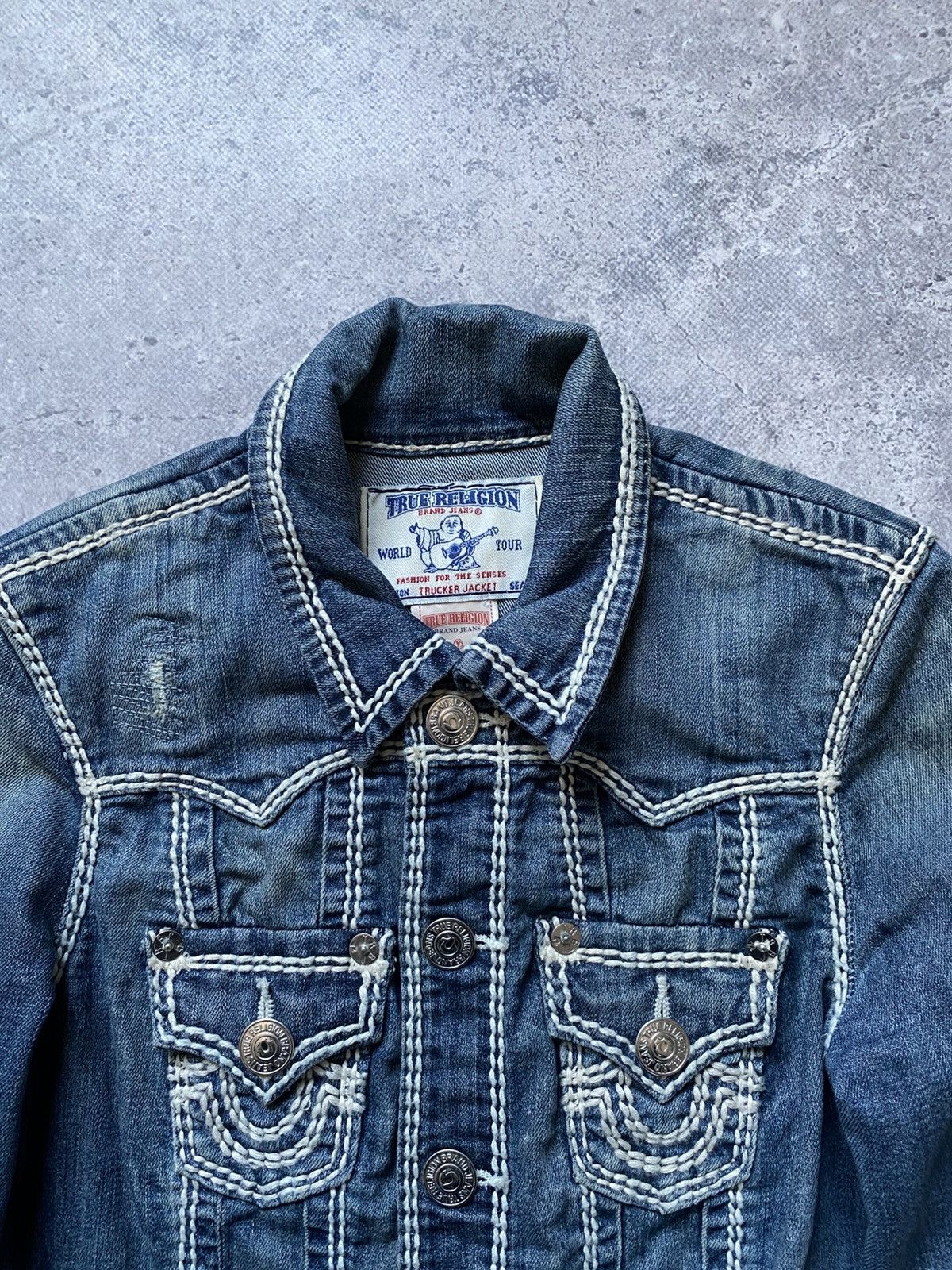 True Religion Vintage True Religion Denim Jacket Women’s Y2K Size XS / US 0-2 / IT 36-38 - 2 Thumbnail