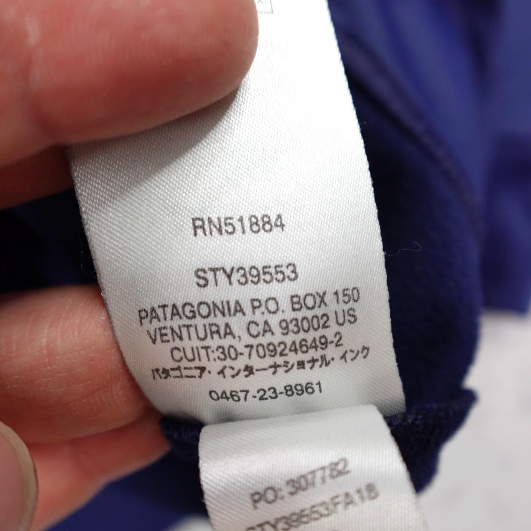 Patagonia Patagonia Hoodie Men Medium Blue Flying Fish PolyCycle Full Zip Hoody Sweatshirt Size US M / EU 48-50 / 2 - 6 Thumbnail