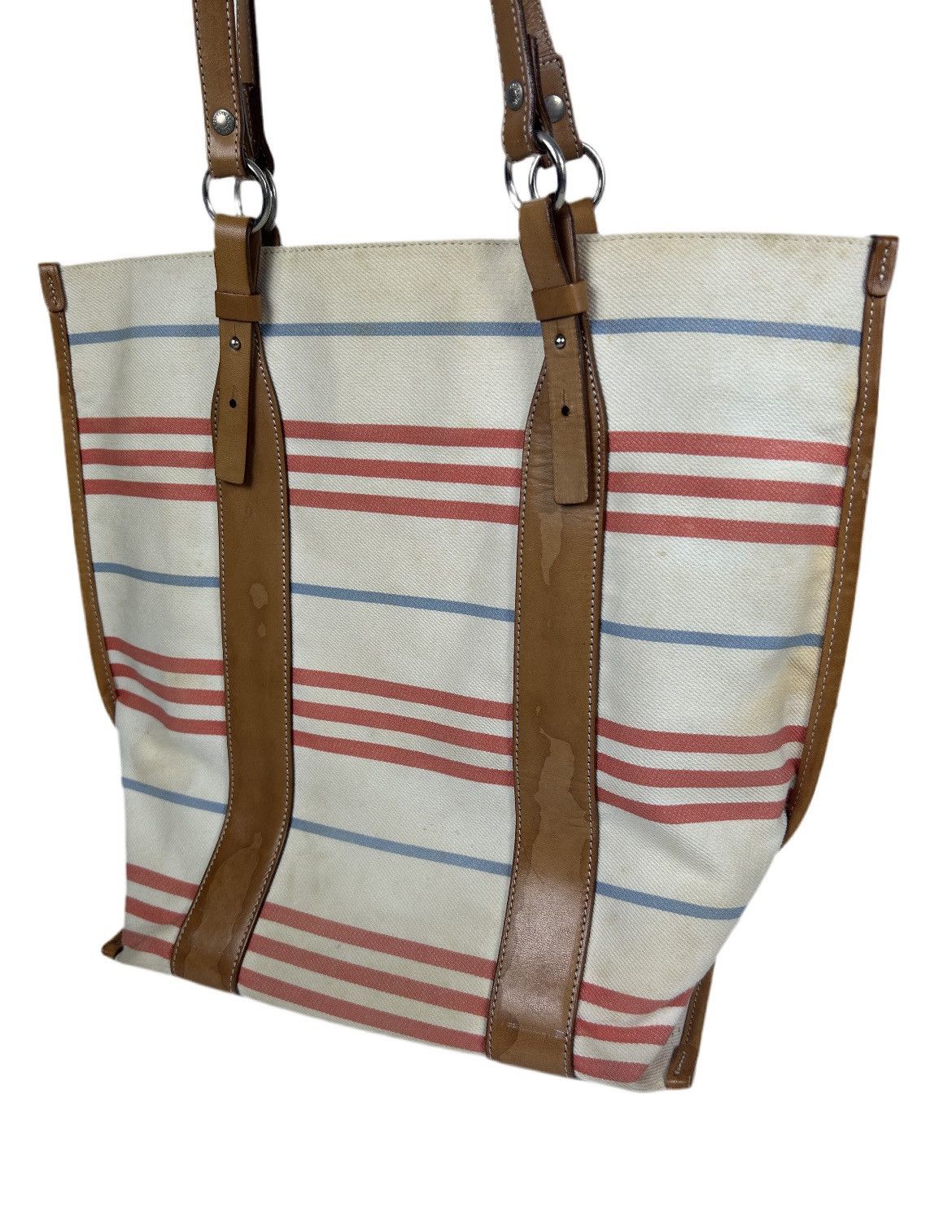 Burberry Burberry Blue Label Striped Tote Size ONE SIZE - 1 Thumbnail