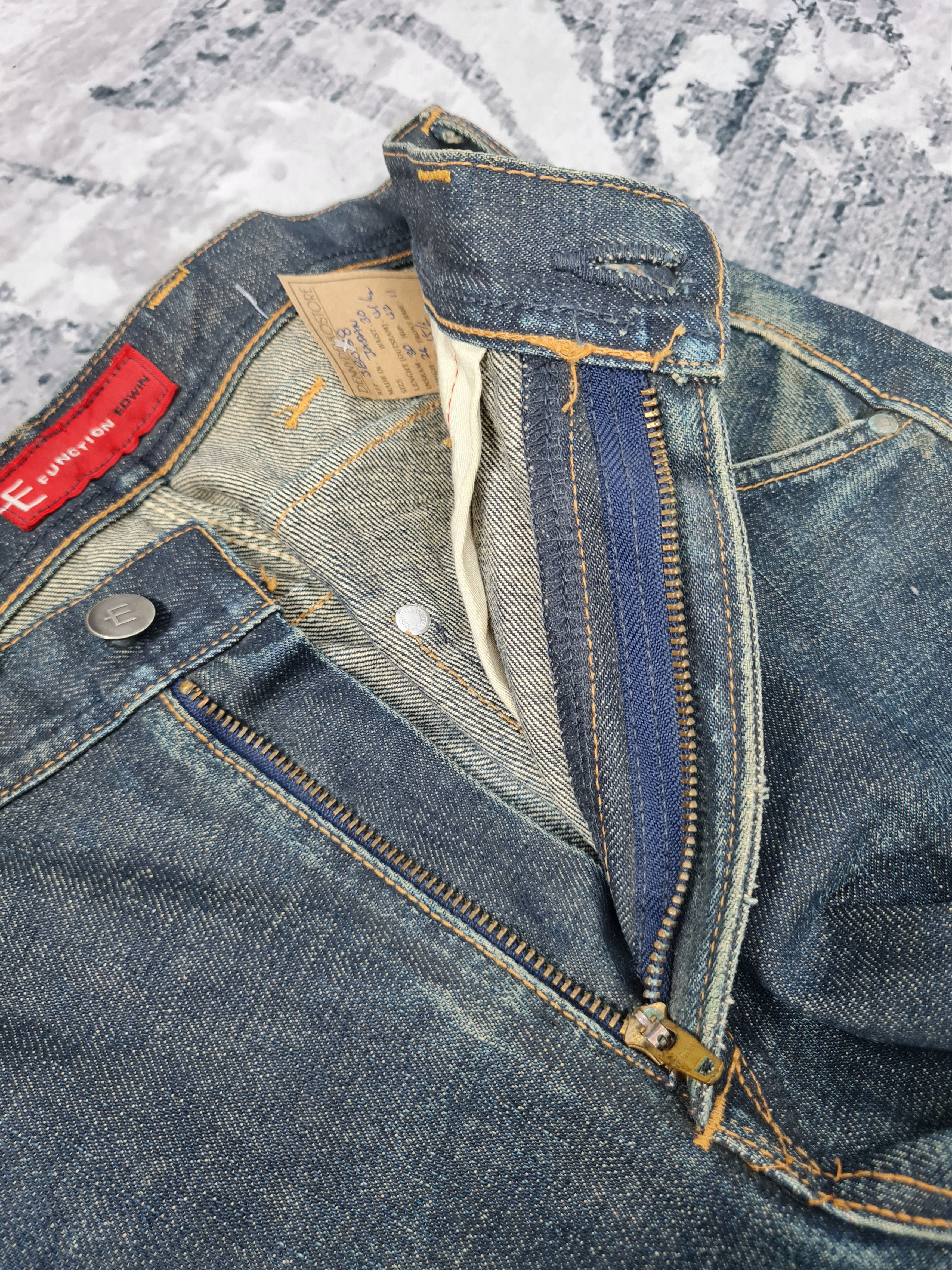 Edwin Vtg EDWIN E FUNCTION Twisted Jeans Size 30x30 JB0138 Size US 30 / EU 46 - 10 Thumbnail