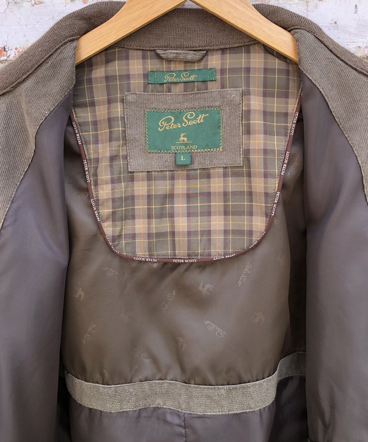 Vintage Vintage Peter Scott Scotland Conduray Bomber Jacket Size US L / EU 52-54 / 3 - 20 Thumbnail
