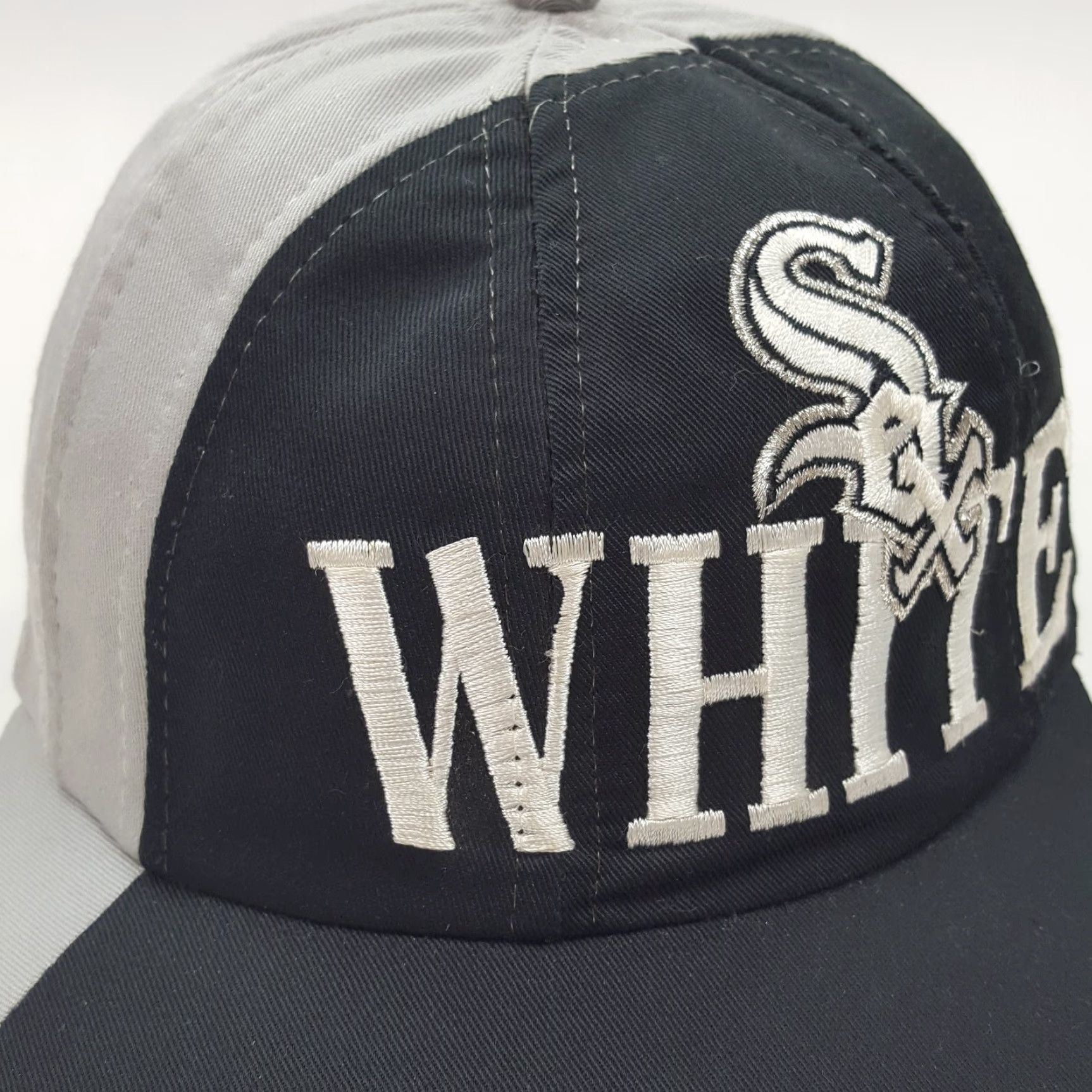 MLB VINTAGE 90s Chicago White Sox The Game Snapback Hat Adjustable Black Baseball Cap MLB Mens Size ONE SIZE - 6 Thumbnail