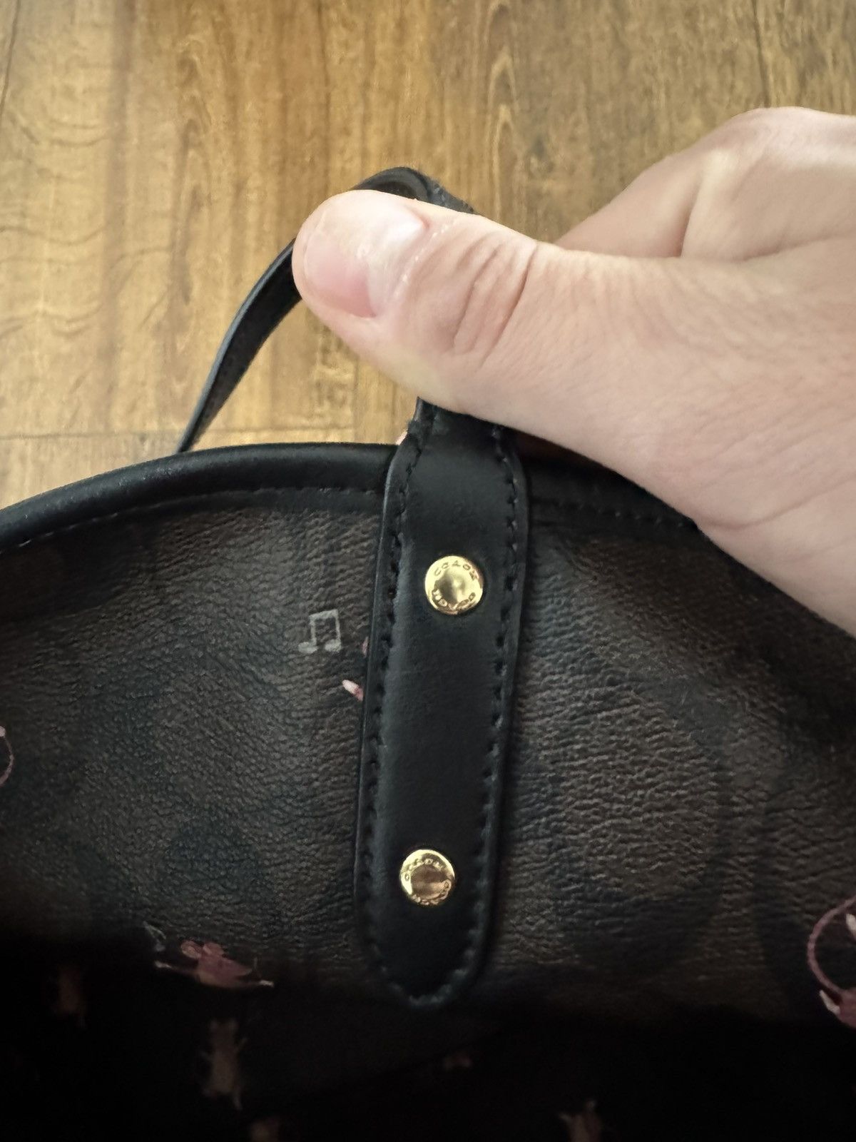 Coach Coach Tote 2 in 1 cat print leather hand bag Size ONE SIZE - 15 Thumbnail