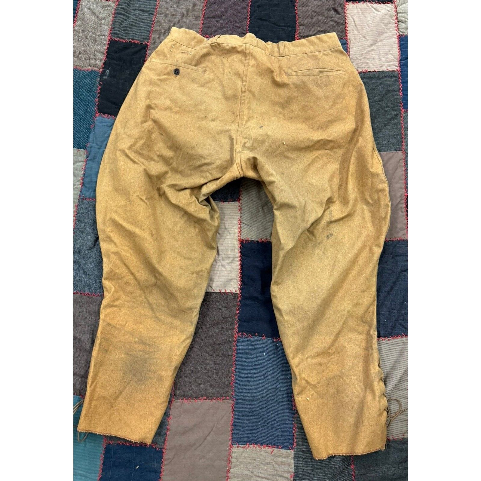 Other Vintage 1930 Union Made Canvas Breeches Hunting W32 X L26 Size US 32 / EU 48 - 2 Thumbnail