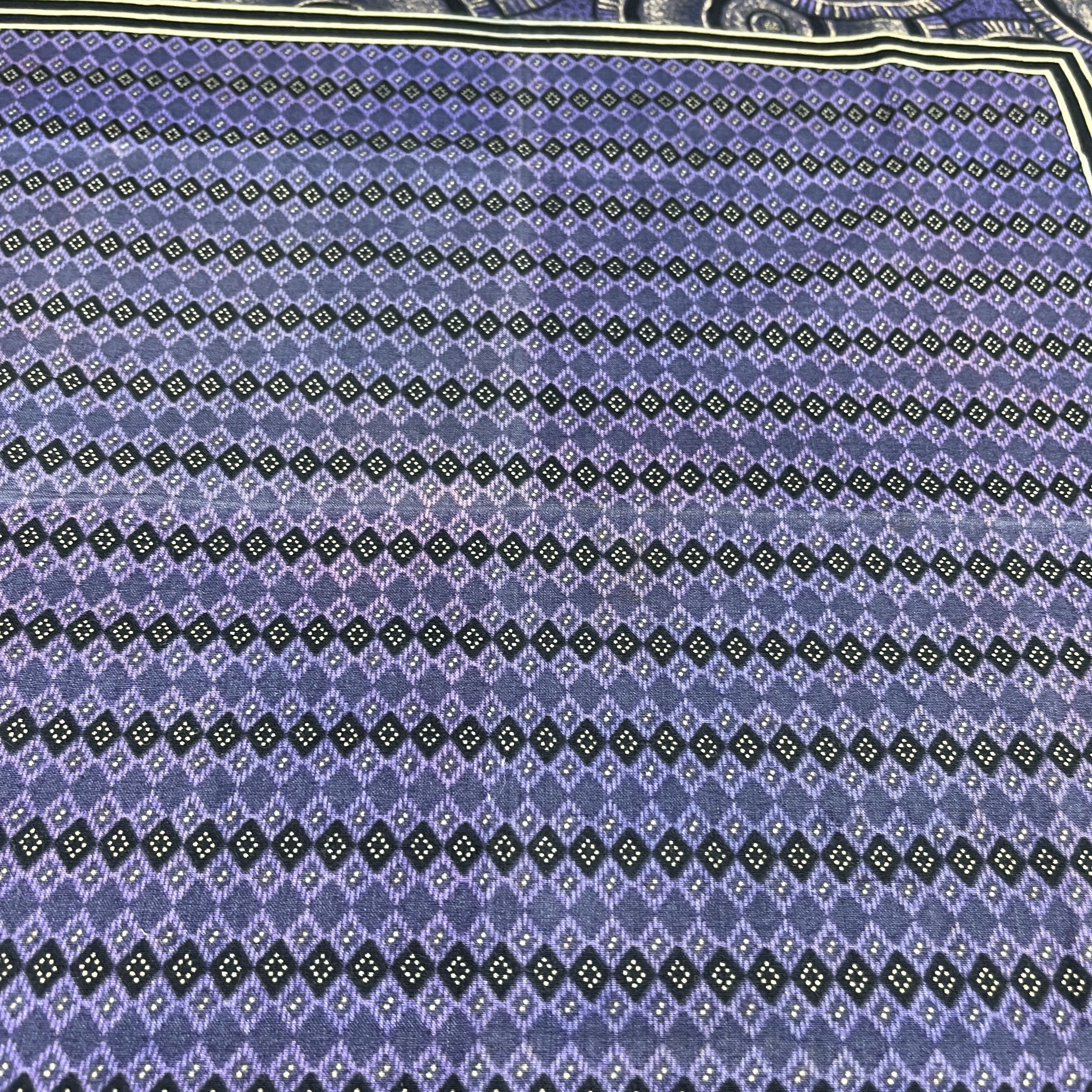 Vintage Hiroko Koshino Handkerchief / Bandana / Neckerchief B104 Size ONE SIZE - 9 Thumbnail