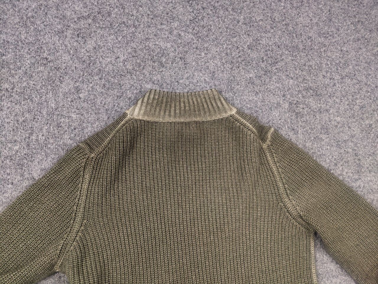 Vintage Simon Gray Cashmere wash Olive textured knit sweater Loro Size US S / EU 44-46 / 1 - 11 Thumbnail