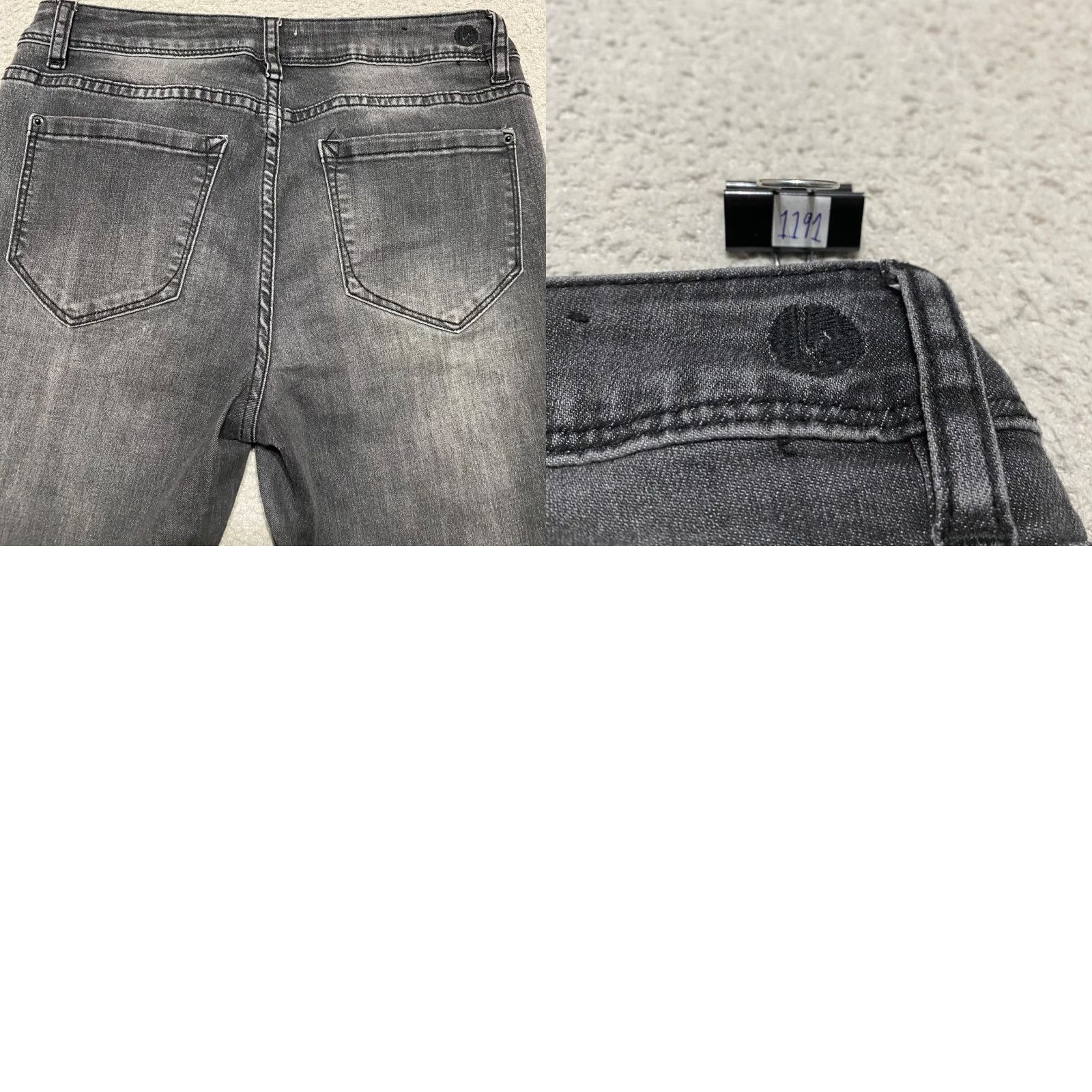 Vintage Kensie Jeans Jeans Gray Medium Wash Mid Rise Ankle Distress 6 Regular Denim Pants Women’s Shirt? Size 28" / US 6 / IT 42 - 9 Thumbnail