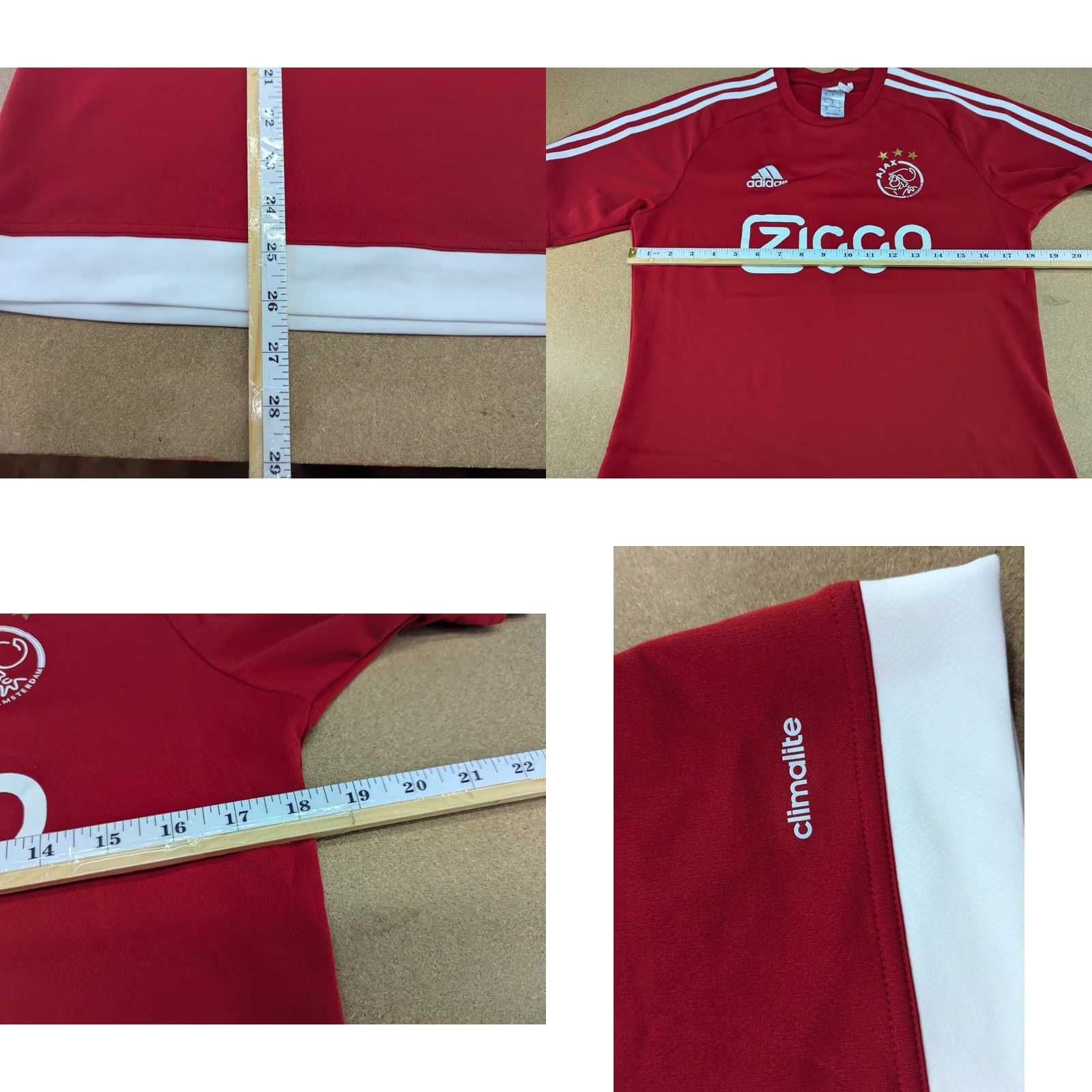 Adidas Ajax Amsterdam 2016 2017 Training Mens Football Jersey Small Adidas Shirt Size US S / EU 44-46 / 1 - 8 Thumbnail
