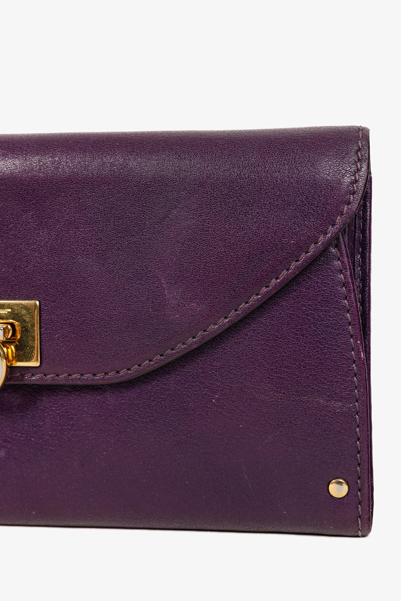 Salvatore Ferragamo Salvatore Ferragamo Gancini Leather Continental Wallet Size ONE SIZE - 5 Thumbnail