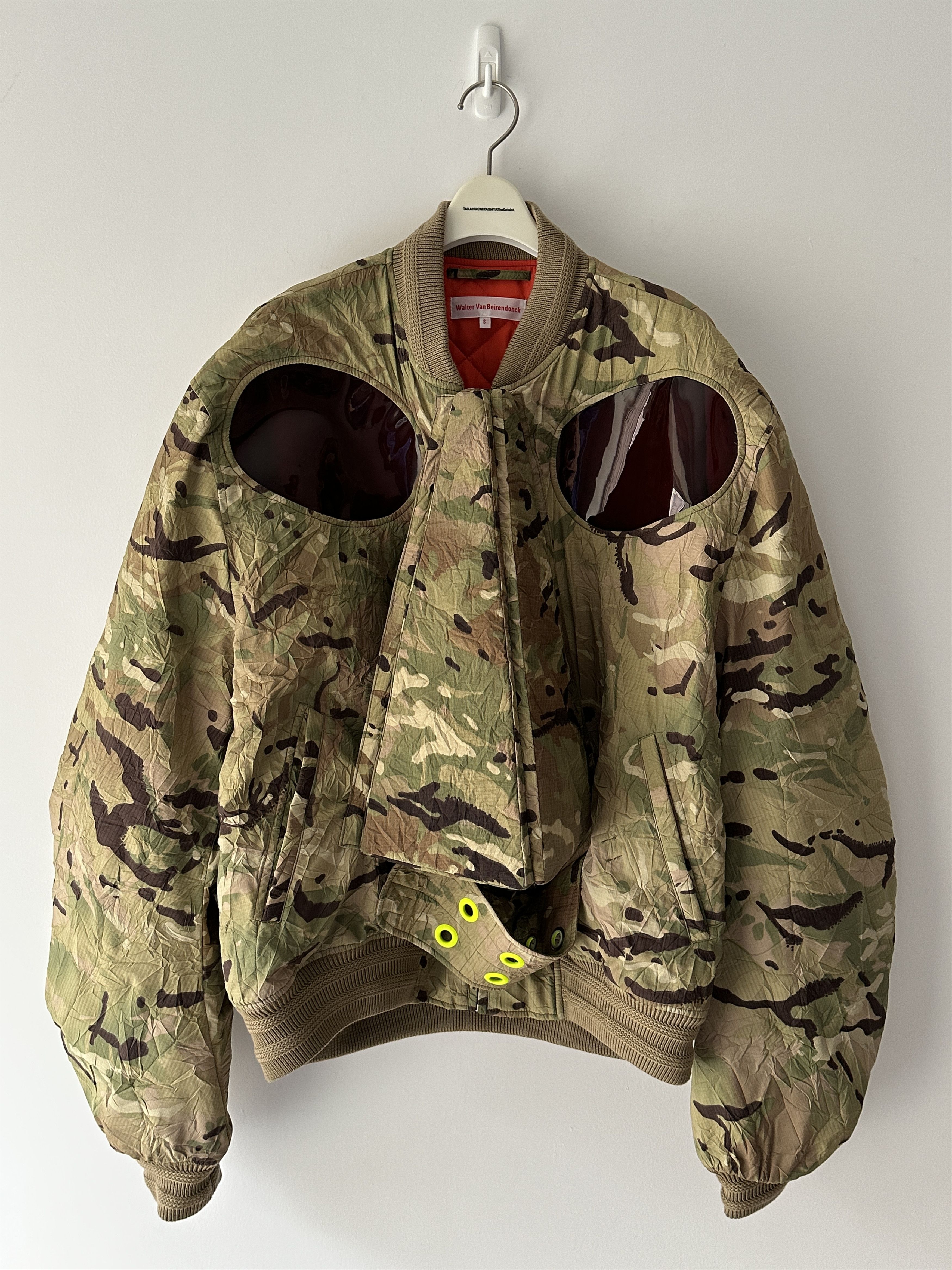 W&LT × Walter Van Beirendonck 21FW Mask bomber jacket | Grailed