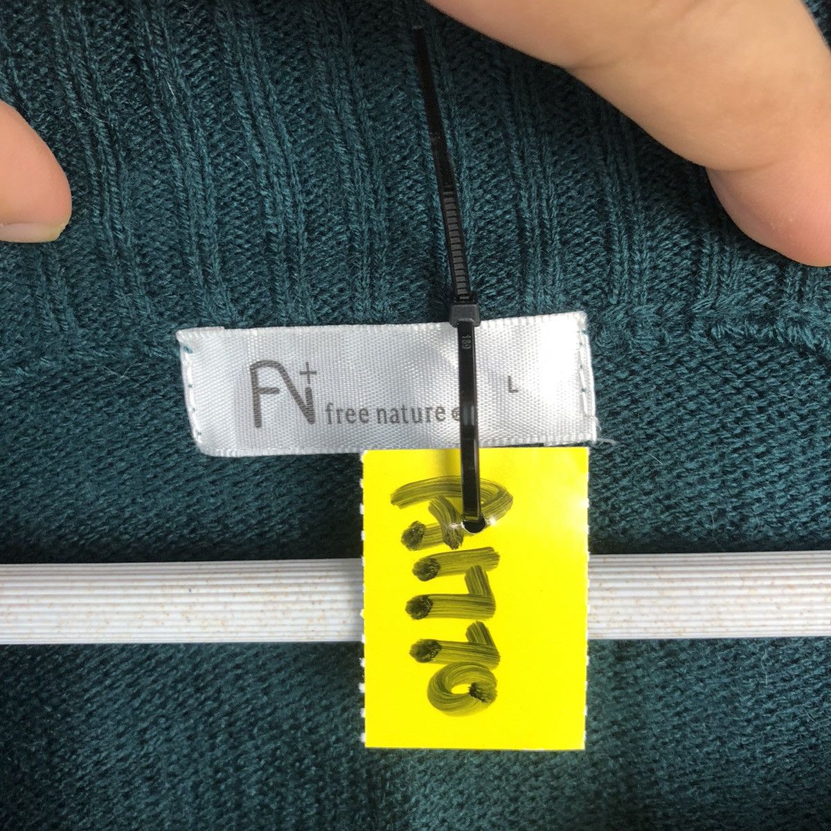 Homespun Knitwear × Japanese Brand Free Nature Green Knitwear #A1770 Size M / US 6-8 / IT 42-44 - 9 Thumbnail