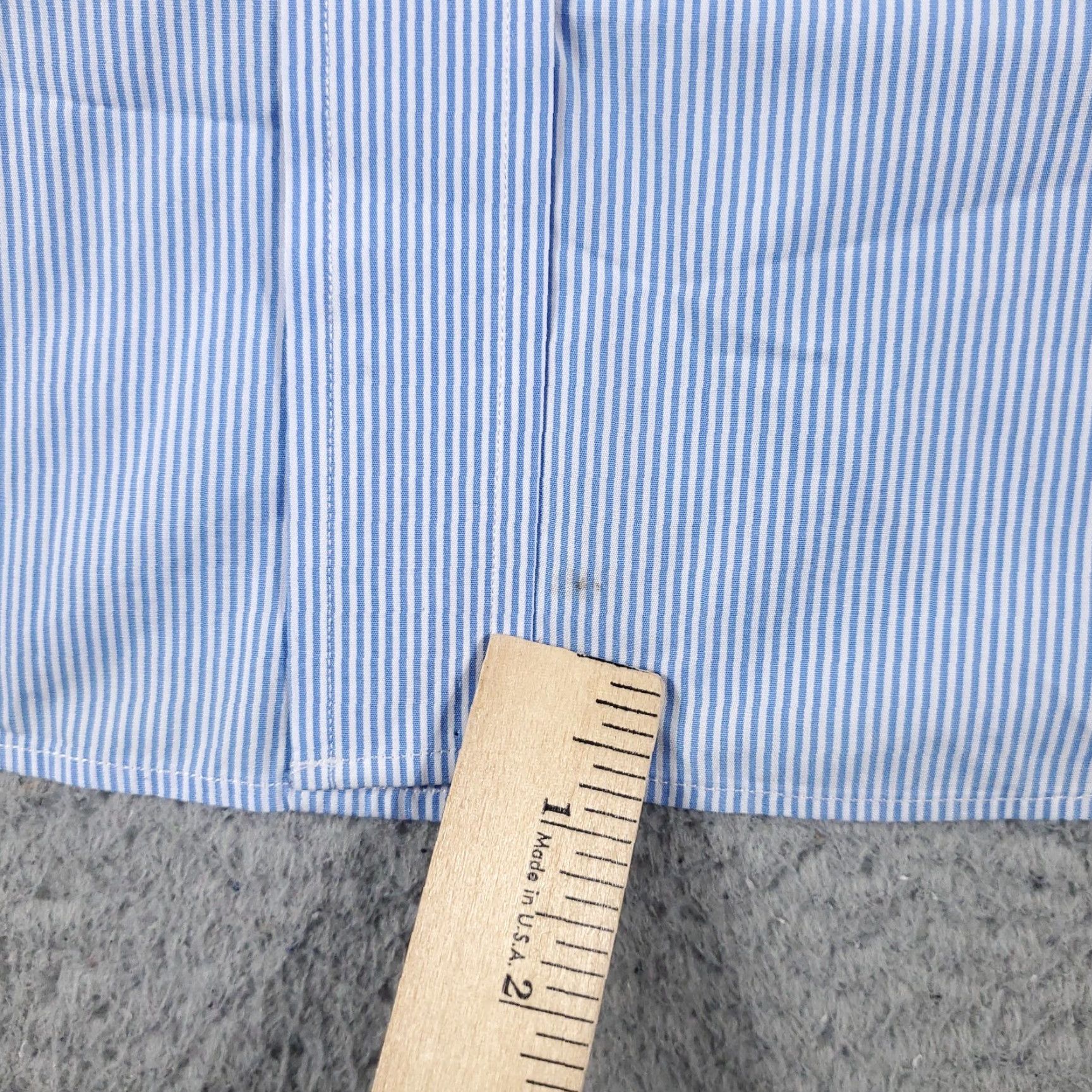 Tommy Hilfiger Tommy Hilfiger Shirt Mens XL Blue Striped Button-Up Long Sleeve Casual Classic Modern Preppy Size US XL / EU 56 / 4 - 4 Thumbnail