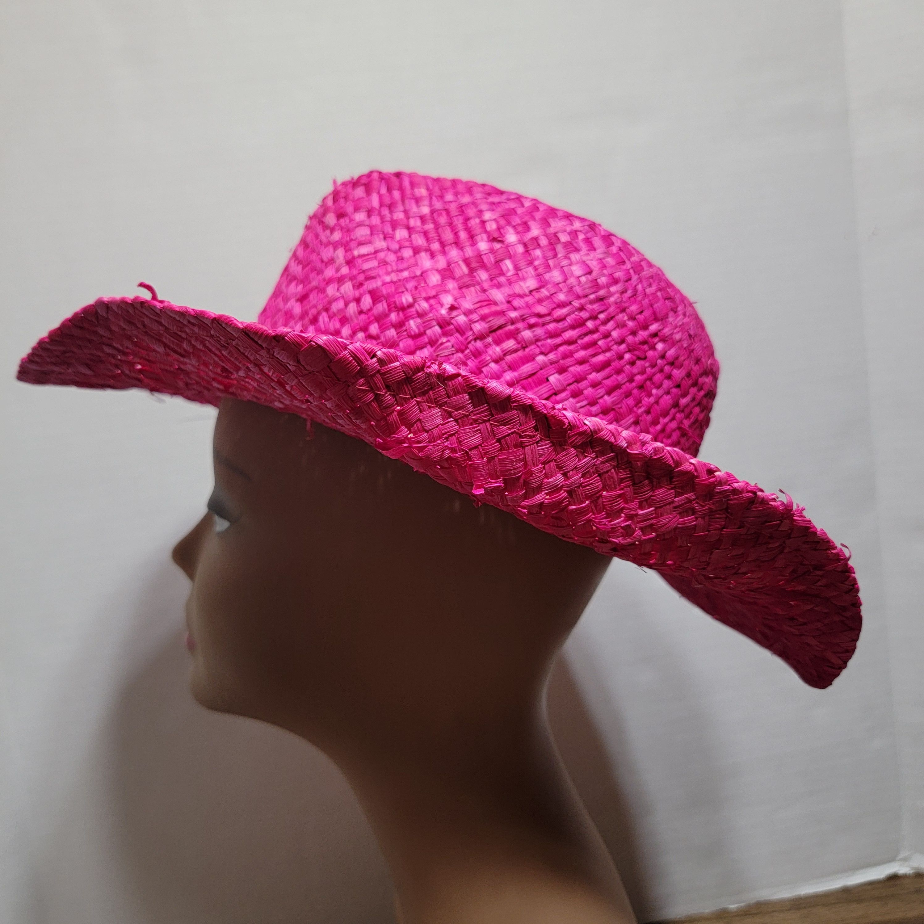 Panama Jack Panama Jack Hot Pink Straw Hat w/ Shells - One Size Size ONE SIZE - 2 Thumbnail