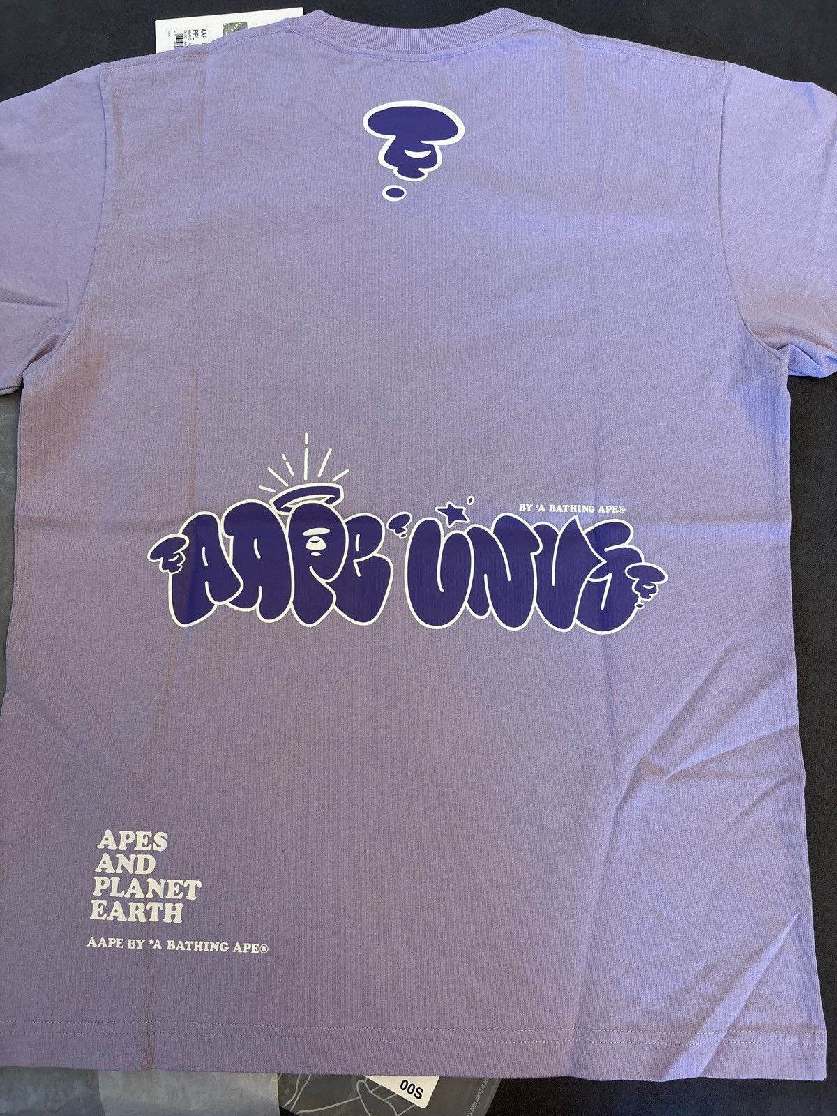 Aape × Bape Aape by a bathing ape purple tee Size US M / EU 48-50 / 2 - 5 Thumbnail