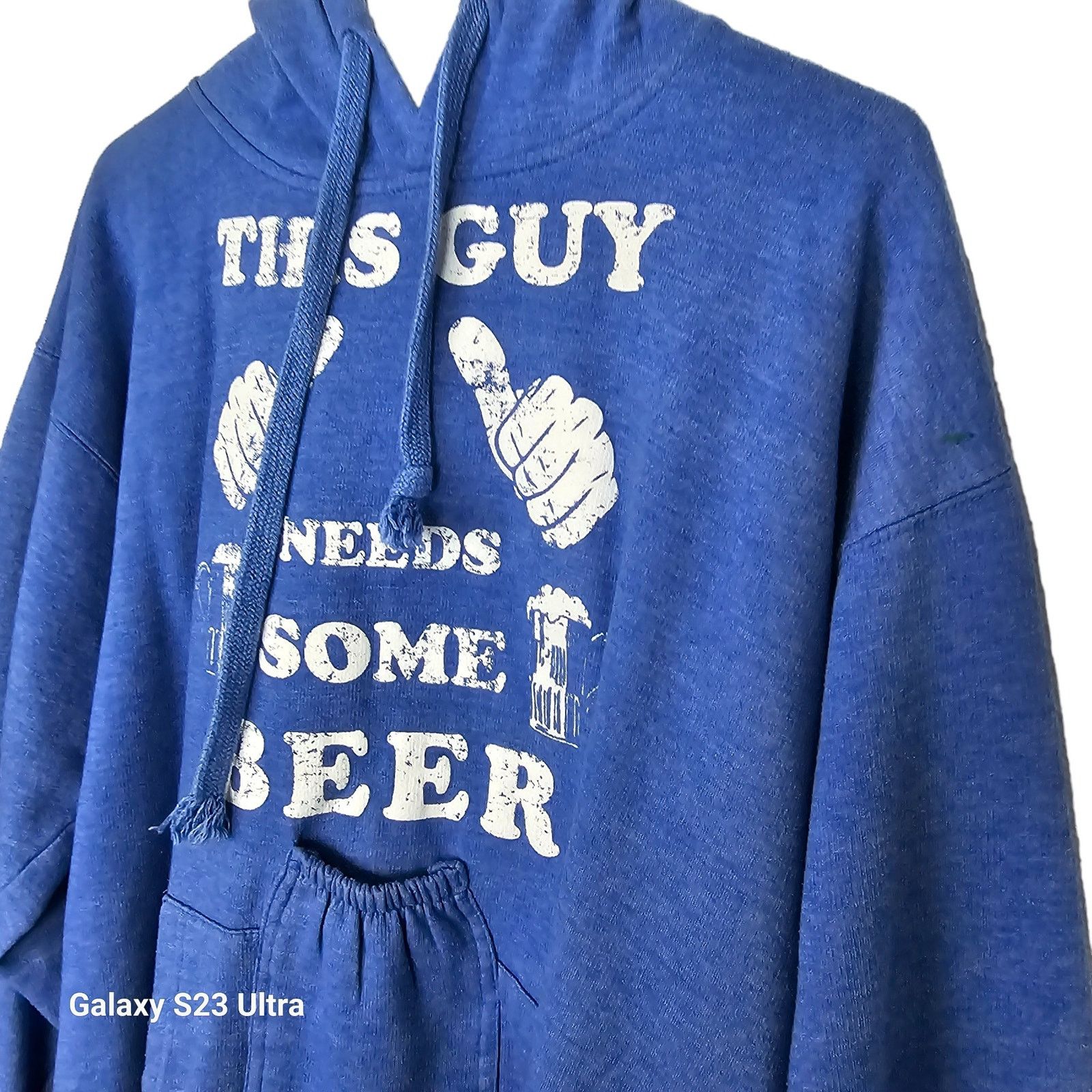 Vintage Vintage Brew City Mens Hoodie Sweatshirt Pullover Size L Size US L / EU 52-54 / 3 - 5 Thumbnail