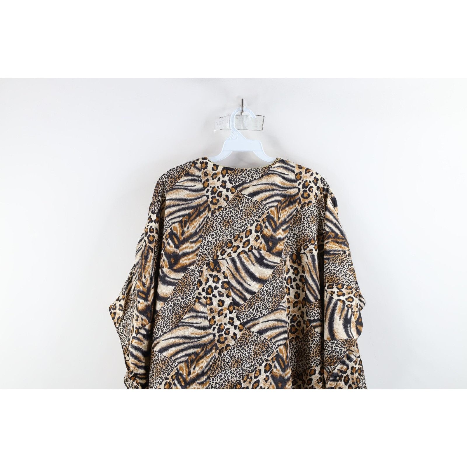 Vintage Deadstock Vintage 90s Streetwear Leopard Sleep Night Gown Size ONE SIZE - 13 Thumbnail