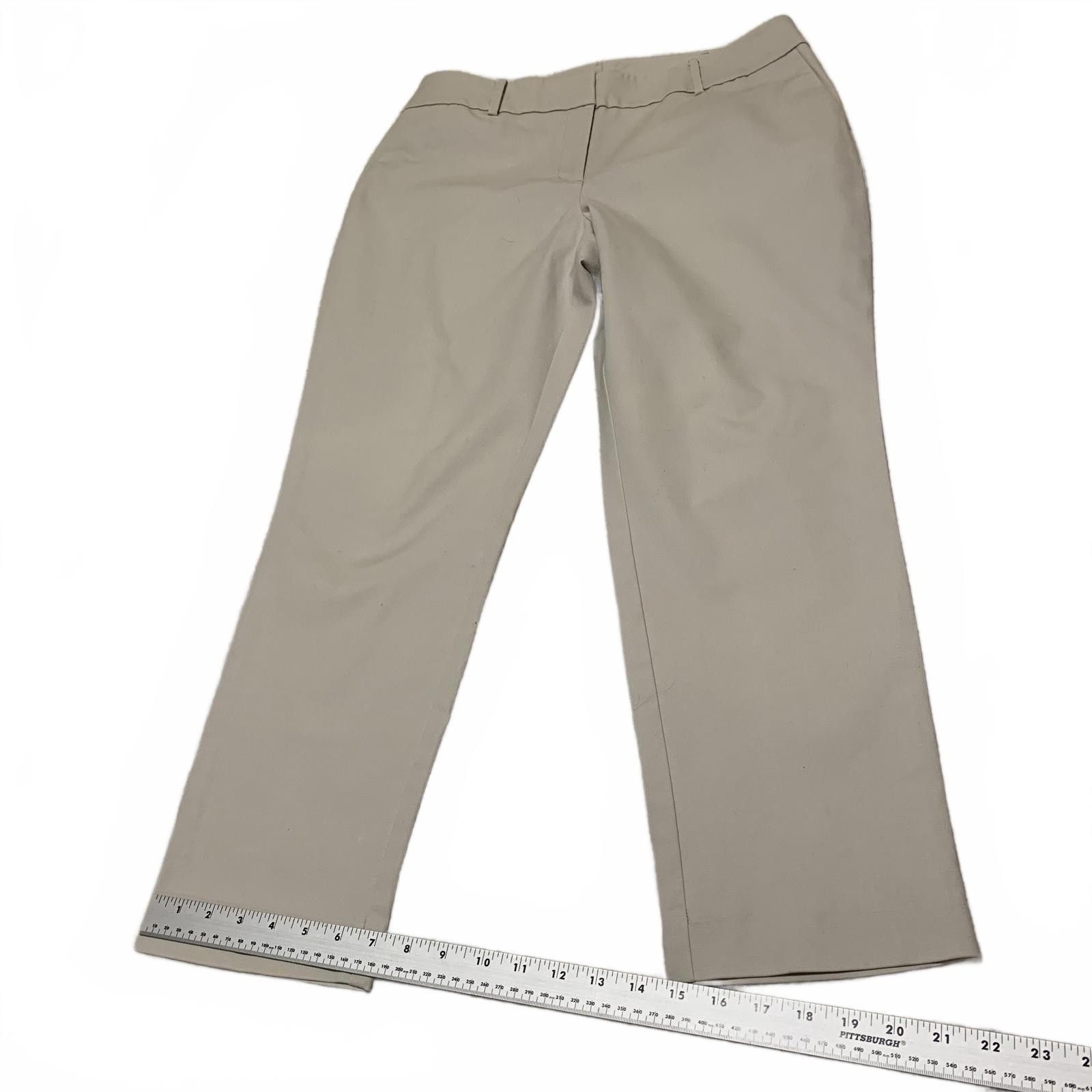 Other Ann Taylor Factory Petite Women's Trousers Size 12P Beige Size 34" / US 12 / IT 48 - 5 Thumbnail