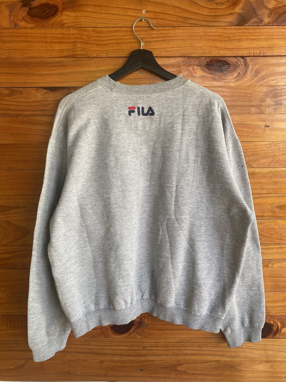 Fila Vintage FILA Sports International Grey Crewneck Sweatshirt Size US L / EU 52-54 / 3 - 9 Thumbnail