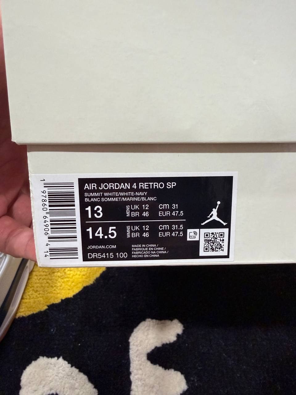 Nike Jordan 4 Retro SB Navy (2025) DR5415-100 Size US 13 / EU 46 - 7 Thumbnail
