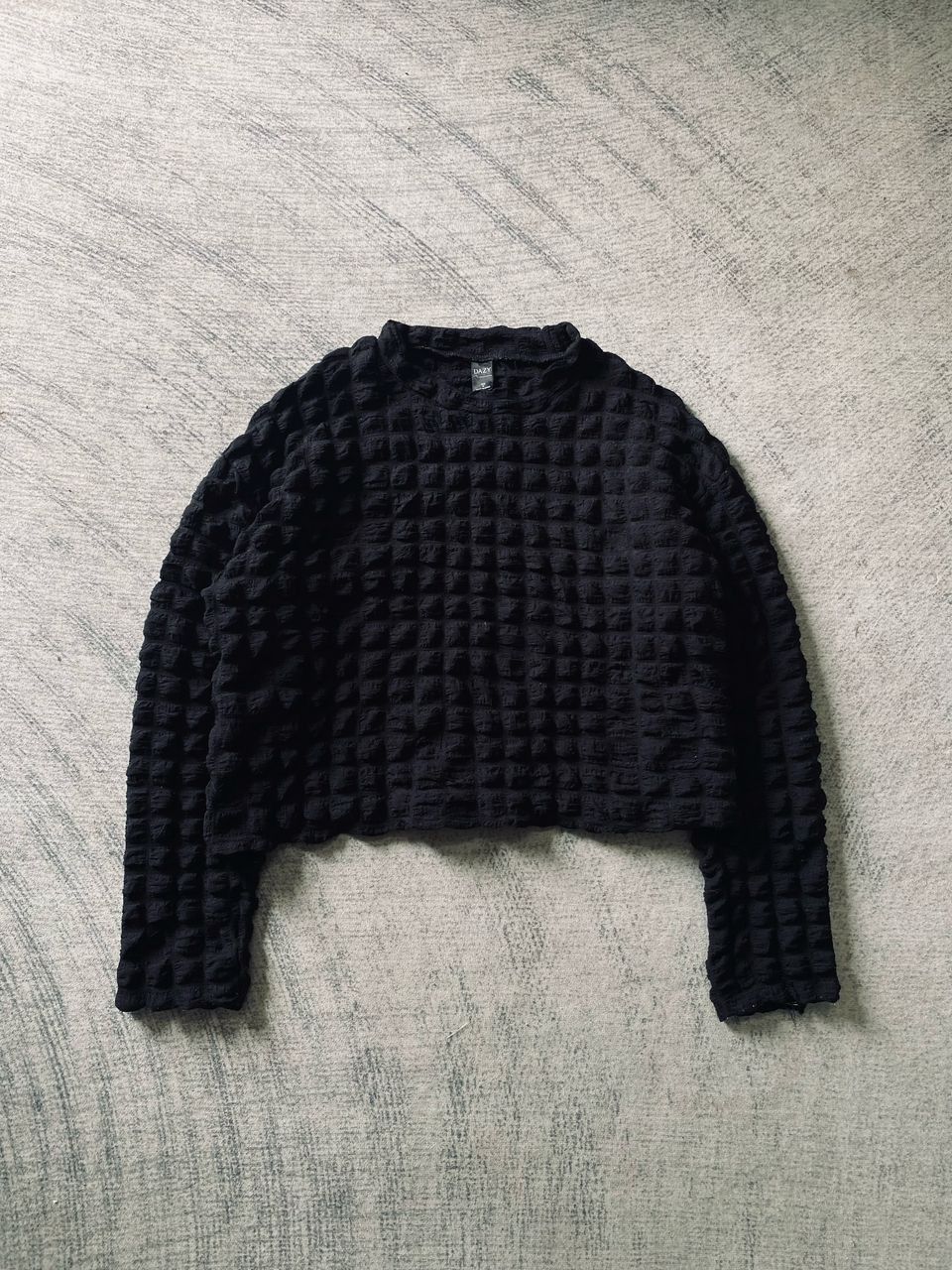 Designer × Japanese Brand Dazy Waffle Textured Crop Top Size S / US 4 / IT 40 - 3 Thumbnail