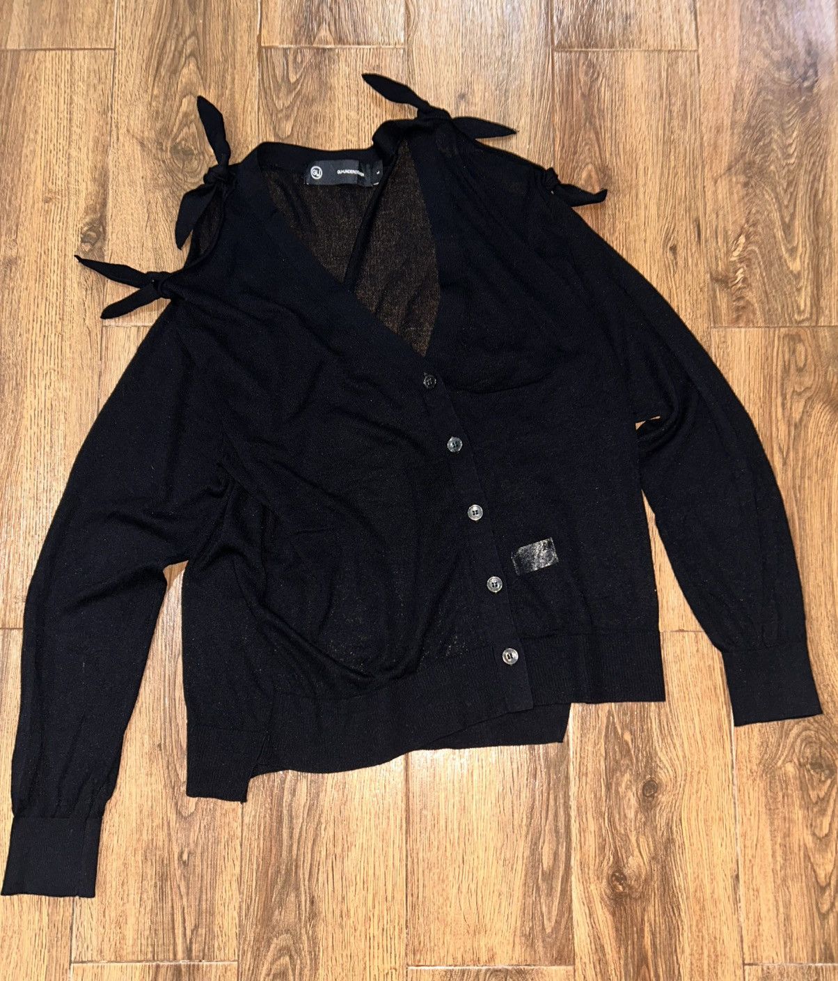 GU × Undercover Gu x Undercover Sheer Knit Cardigan Size L / US 10 / IT 46 - 2 Thumbnail