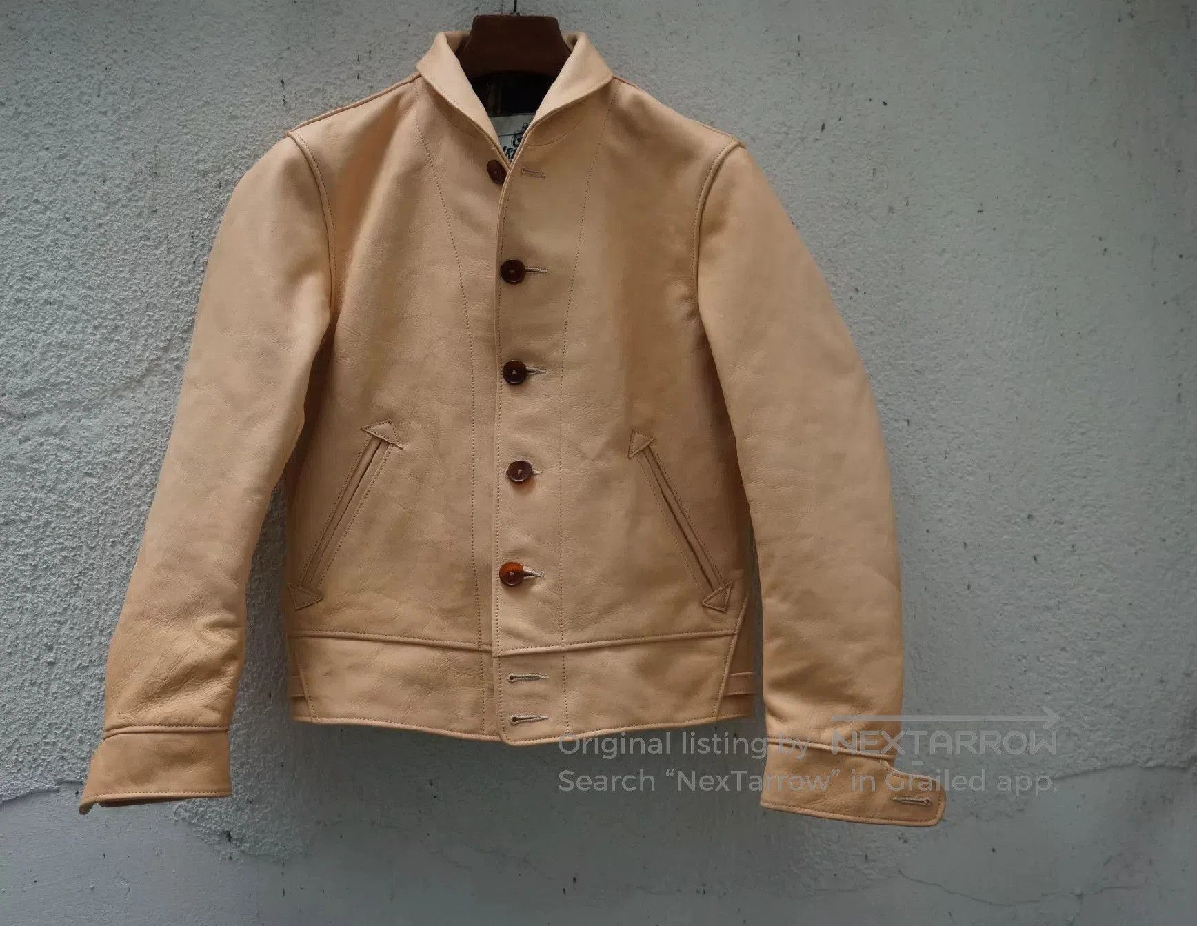 Mister Freedom MISTER FREEDOM Campus Leather Jacket. Size US M / EU 48-50 / 2 - 4 Thumbnail