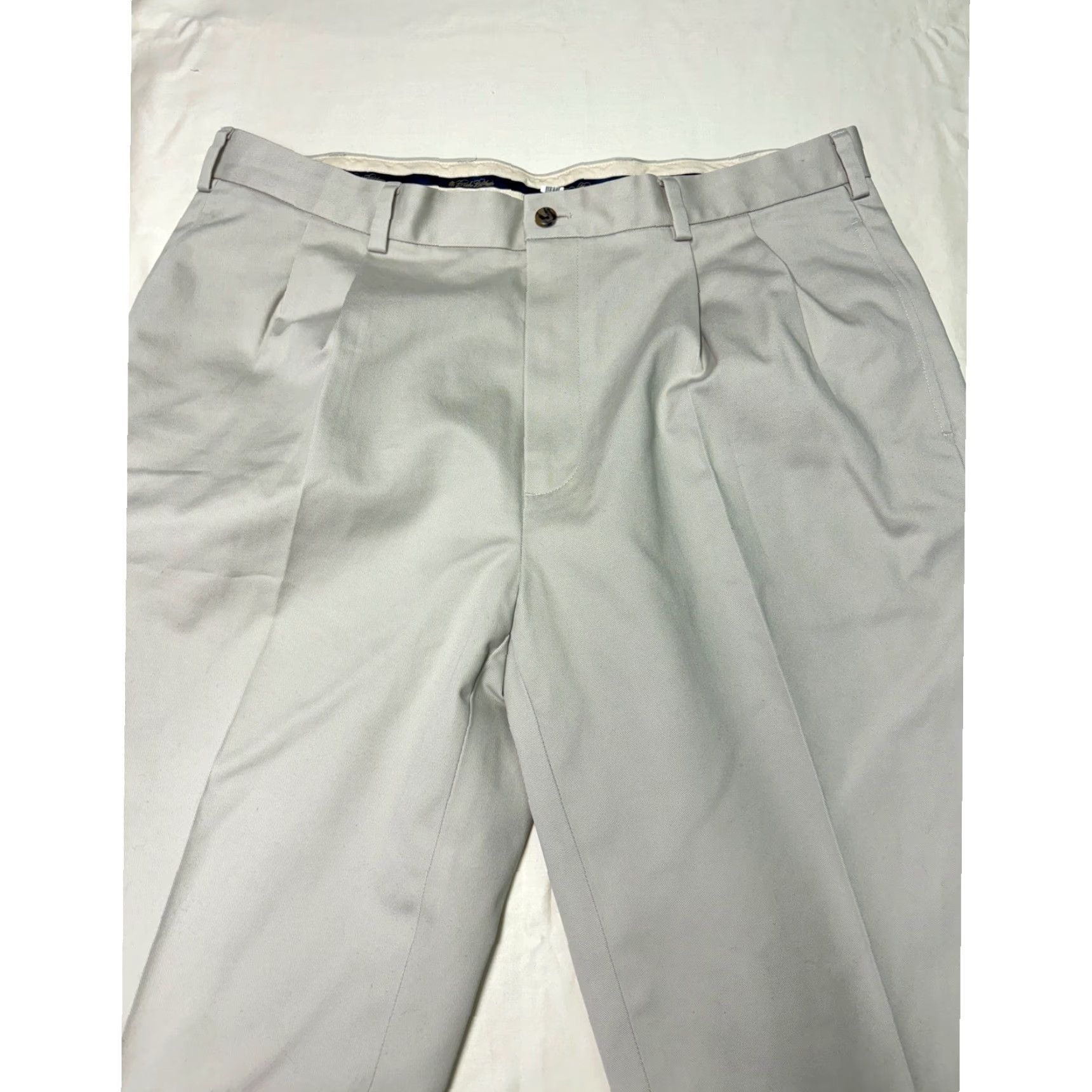 Brooks Brothers Brooks Brothers Advantage Chino Elliot Pleated Mens Khaki Pants W38 L32 Cotton Chino Pants Mens Wool? Size US 38 / EU 54 - 2 Thumbnail