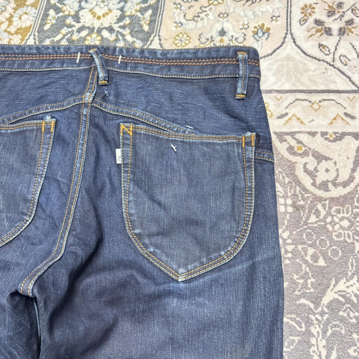 Number (N)ine Nonnative Honeycomb Distressed Denim Skinny Jeans Size US 30 / EU 46 - 14 Thumbnail