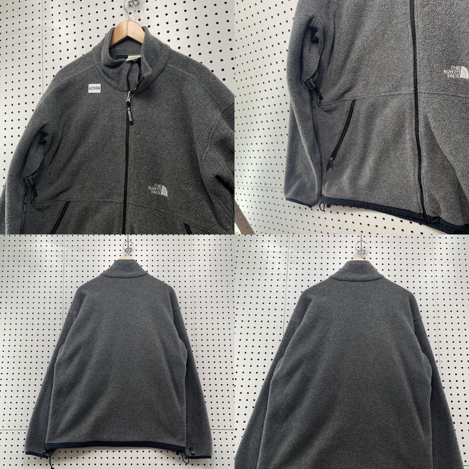 The North Face VINTAGE The North Face Jacket Mens L Gray Fleece Full Zip Outdoor Hiking Size US L / EU 52-54 / 3 - 8 Thumbnail