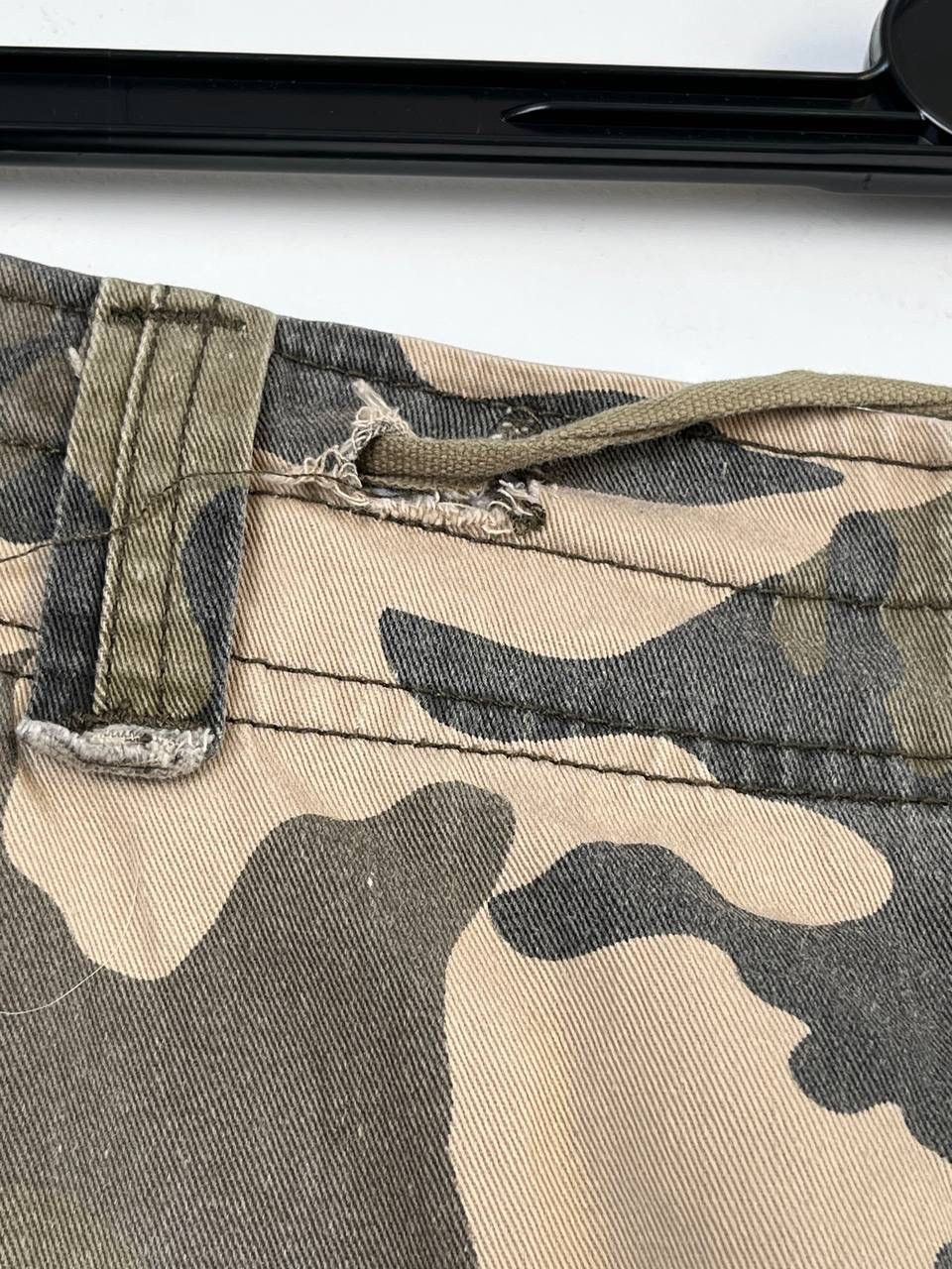 Other Vintage Military Cargo Camo Army Shorts Size US 32 / EU 48 - 4 Thumbnail