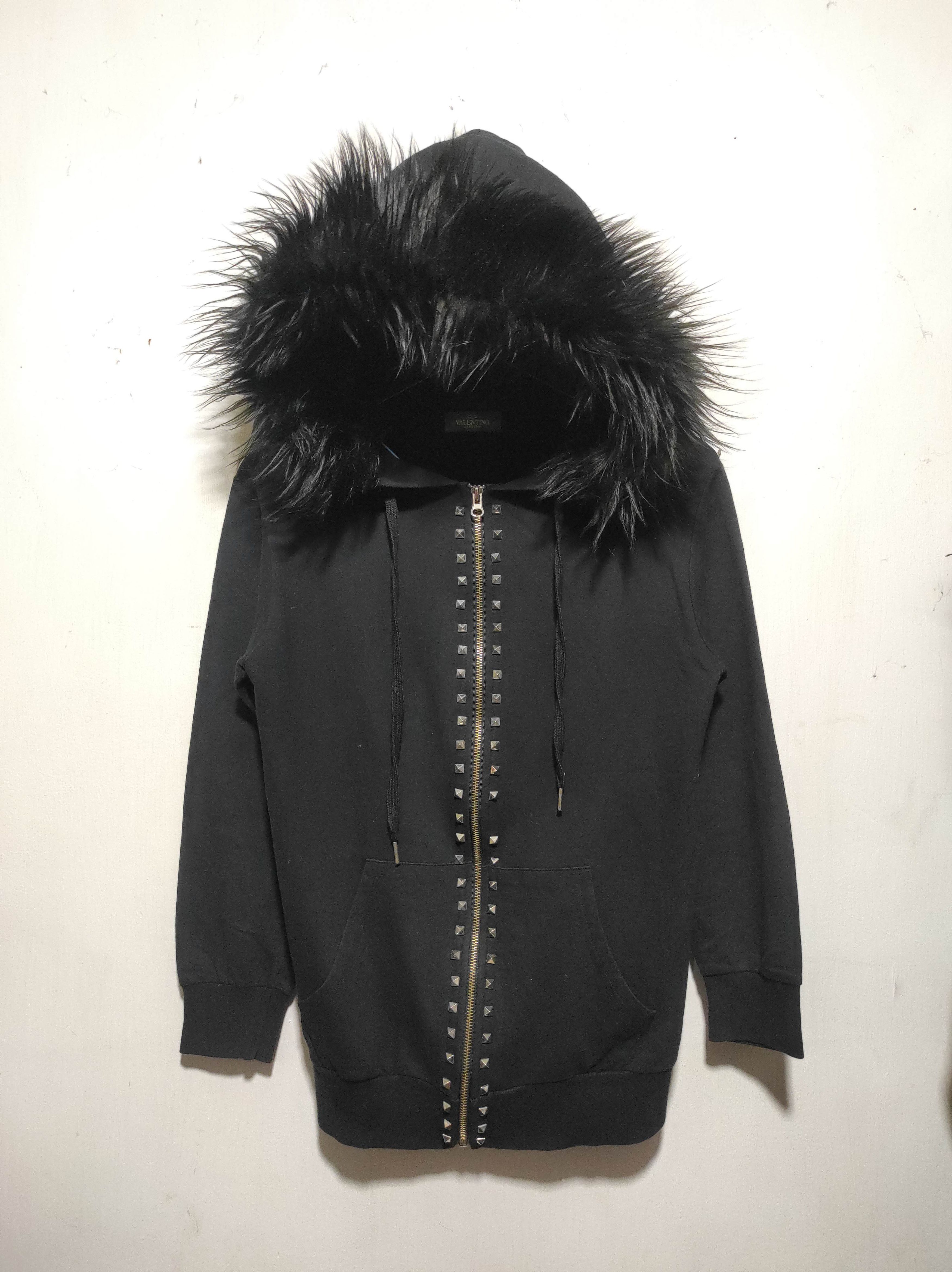 If Six Was Nine Valentino Studded Fur Hoodie Lgb IfSixWasNine Style Size US M / EU 48-50 / 2 - 2 Thumbnail