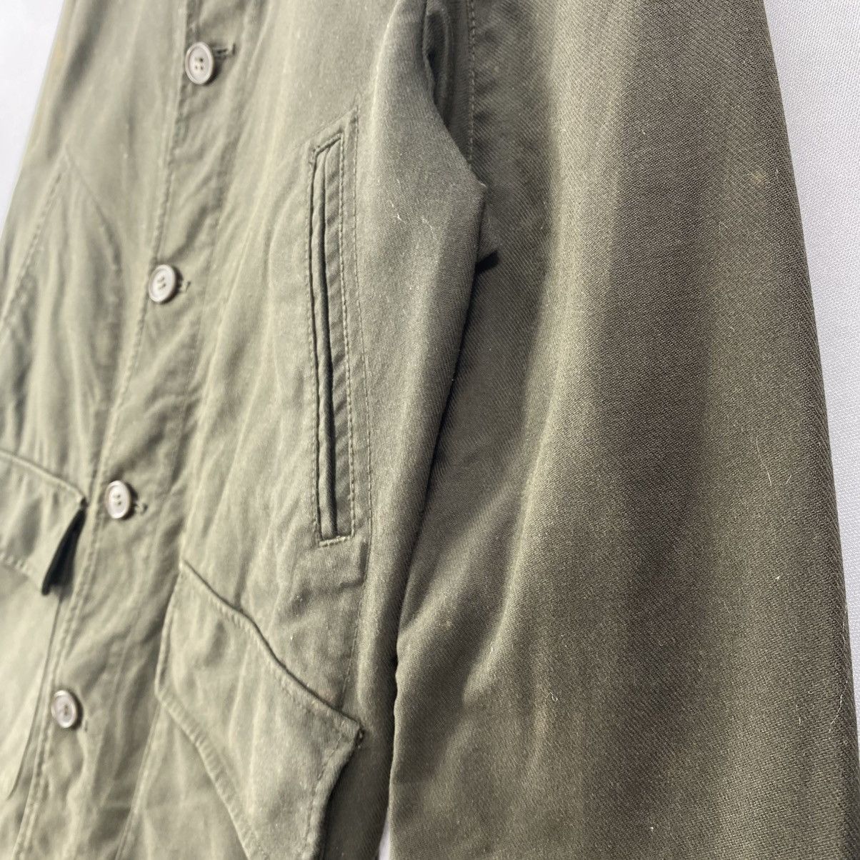 Japanese Brand Michel Klein Homme Olive Green Utility Jacket Size US M / EU 48-50 / 2 - 9 Thumbnail