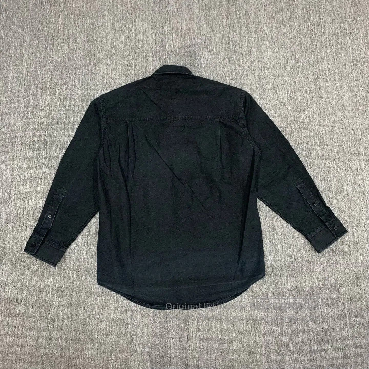 Balenciaga Balenciaga Black Distressed Shirt Jacket Size 36. Size US S / EU 44-46 / 1 - 2 Thumbnail