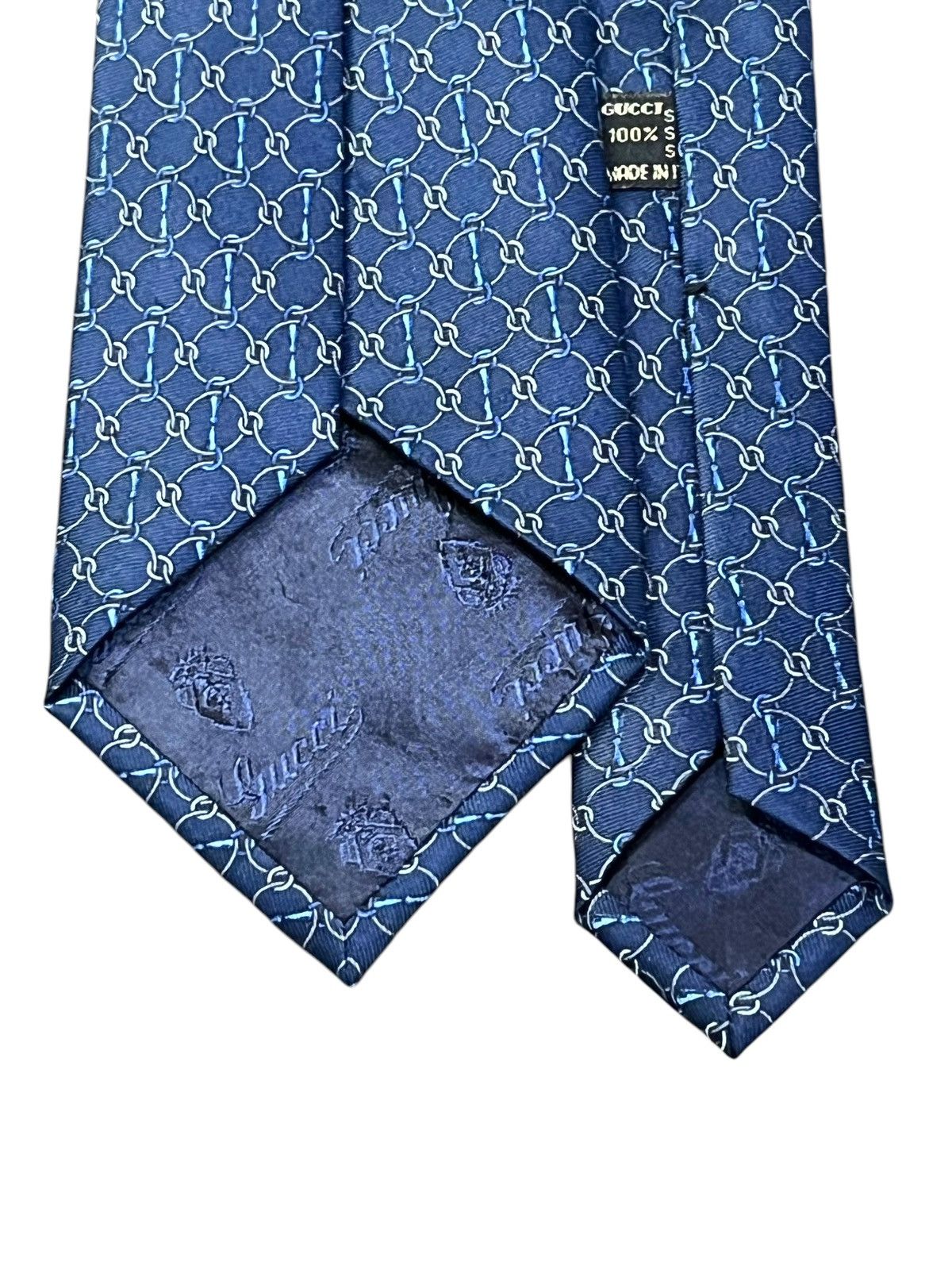 Gucci Vintage 90’s GUCCI Silk Necktie Made In ITALY NEW OLD STOCK Size ONE SIZE - 7 Thumbnail