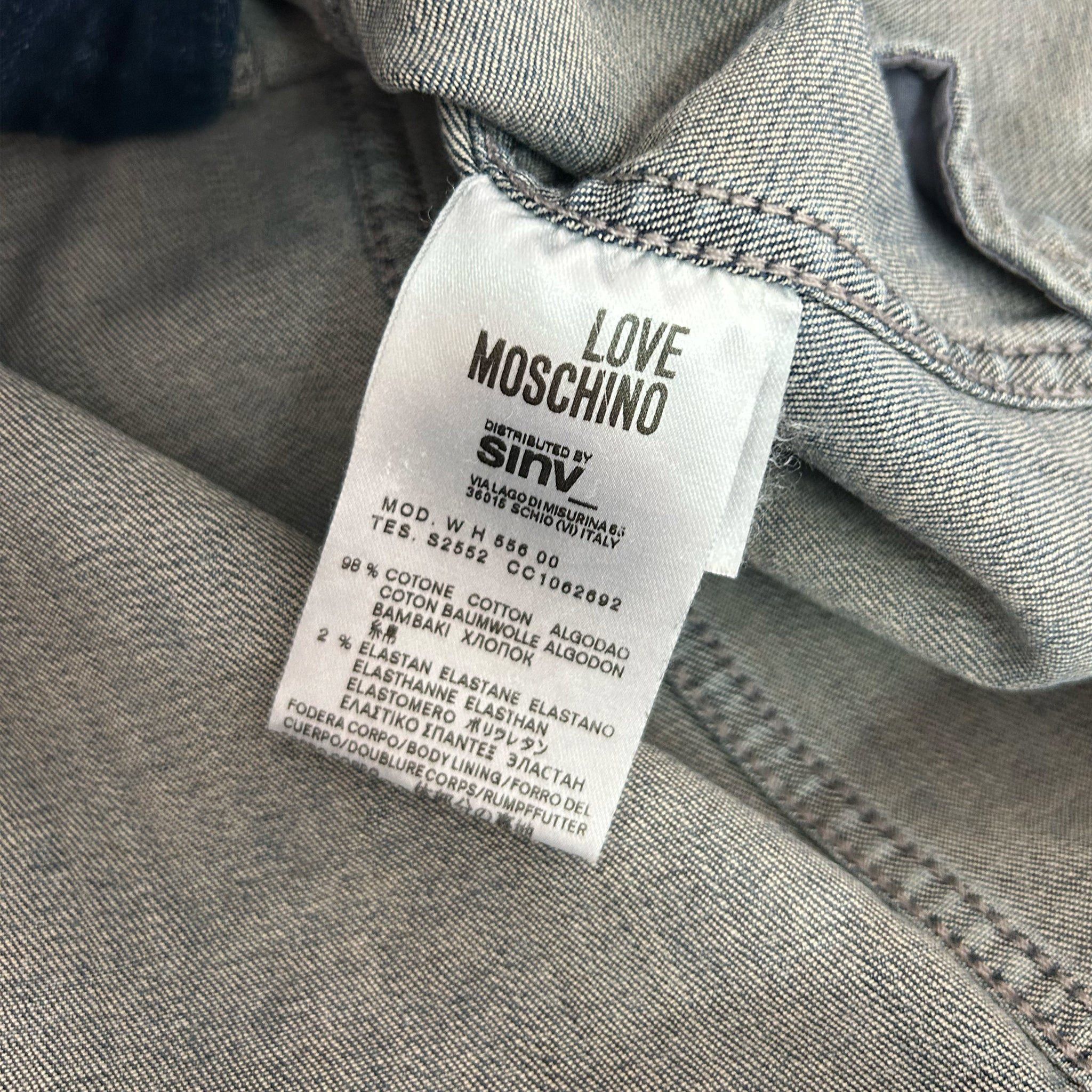 Moschino Moschino 00's Multipocket Denim Jacket Size US S / EU 44-46 / 1 - 5 Thumbnail